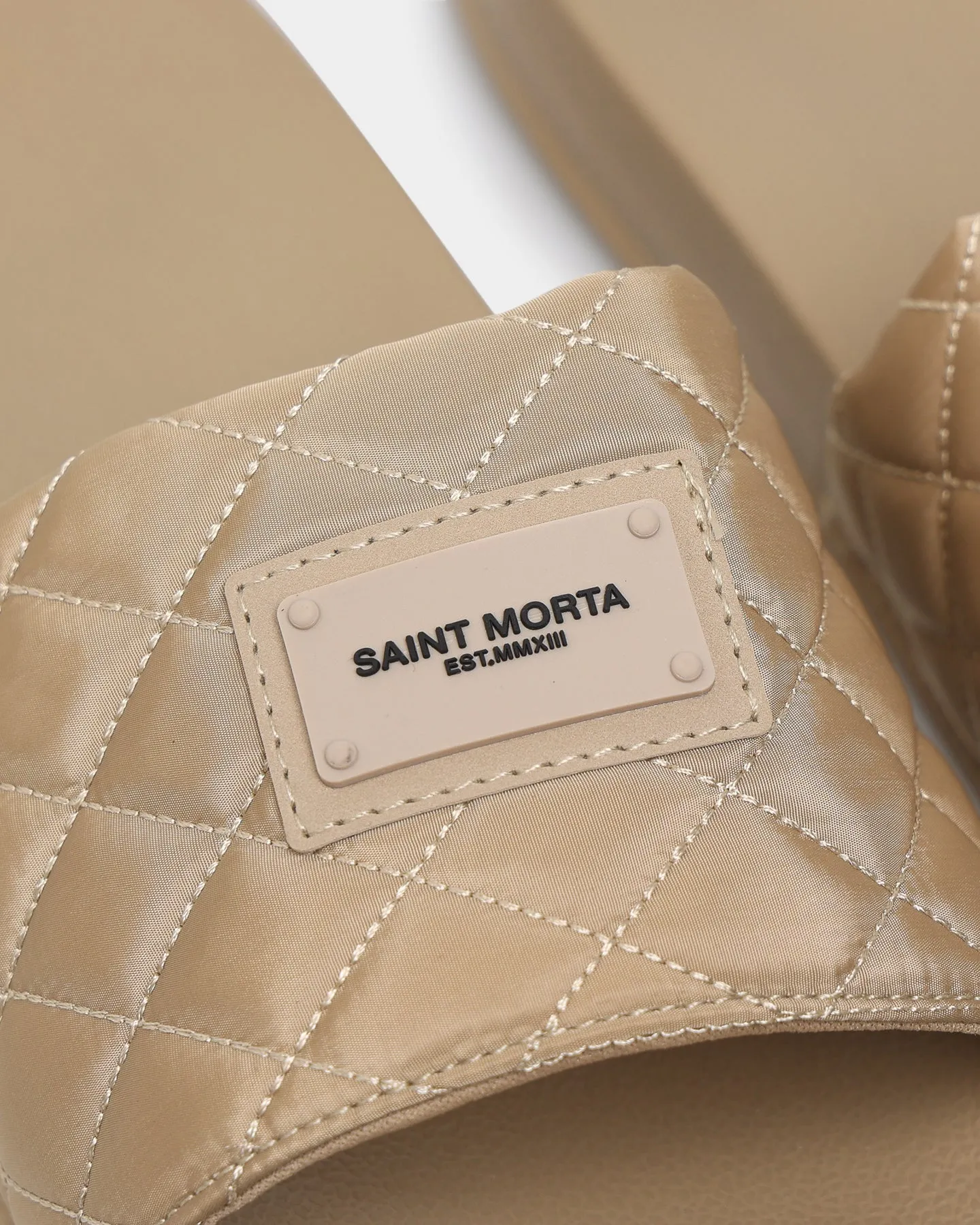 Ocean Edge Saint Morta Annex Quilted Slides Stone