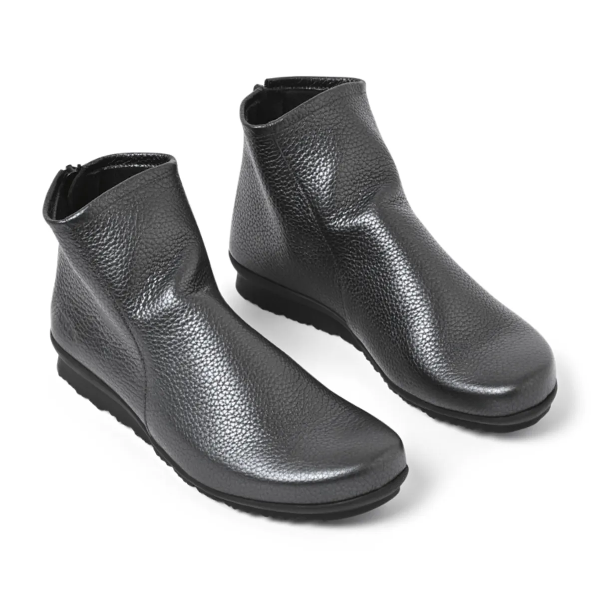 Monk Strap Arche Women's Baryky Grey/Silver Hopi Metal Leather