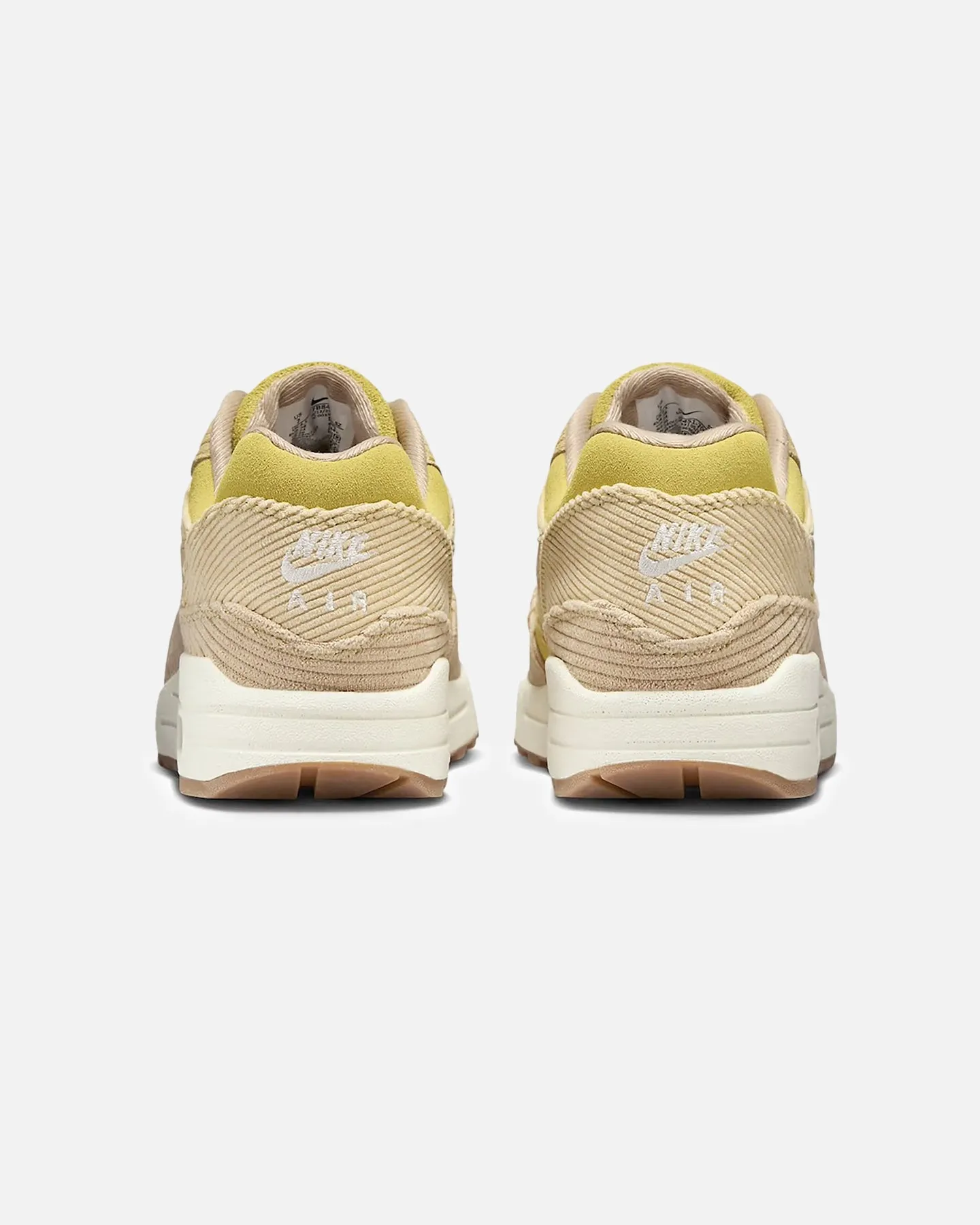 Nike Women's Air Max 1 '87 "CordAiroy" Buff Gold/Hemp Special Occasion family vacation