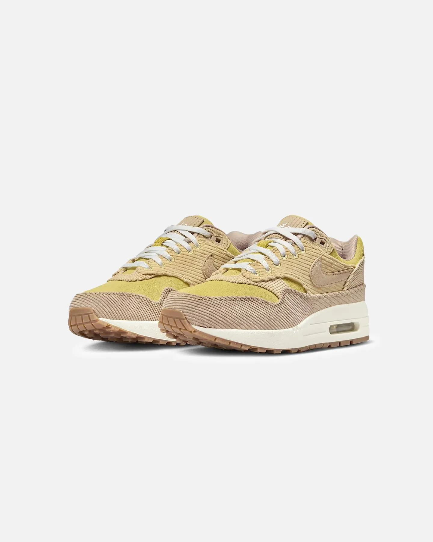 vital Modern sole Nike Women's Air Max 1 '87 "CordAiroy" Buff Gold/Hemp