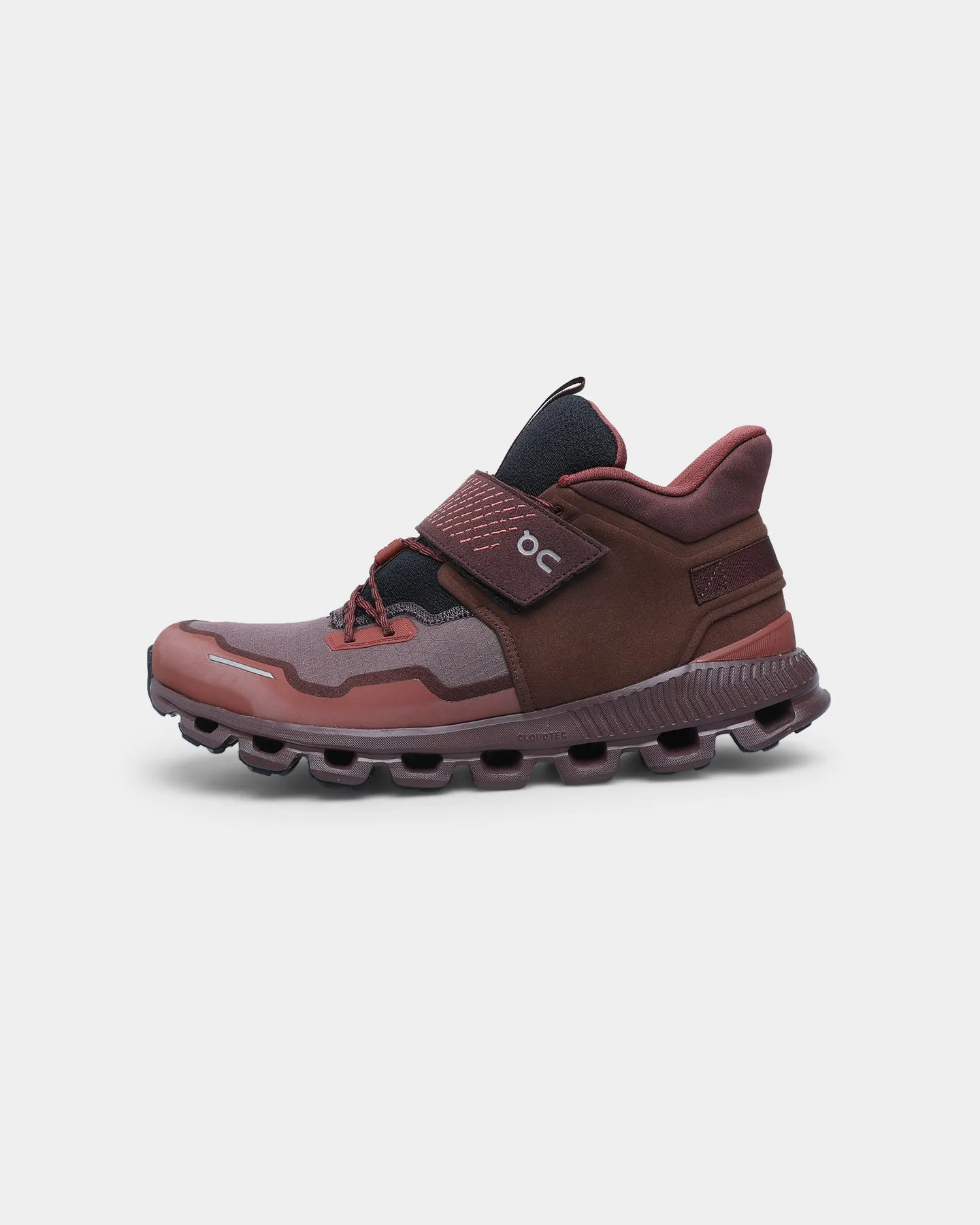 On Running Cloud Hi Edge Defy Grape/Ox Luggage Fit Reinforced