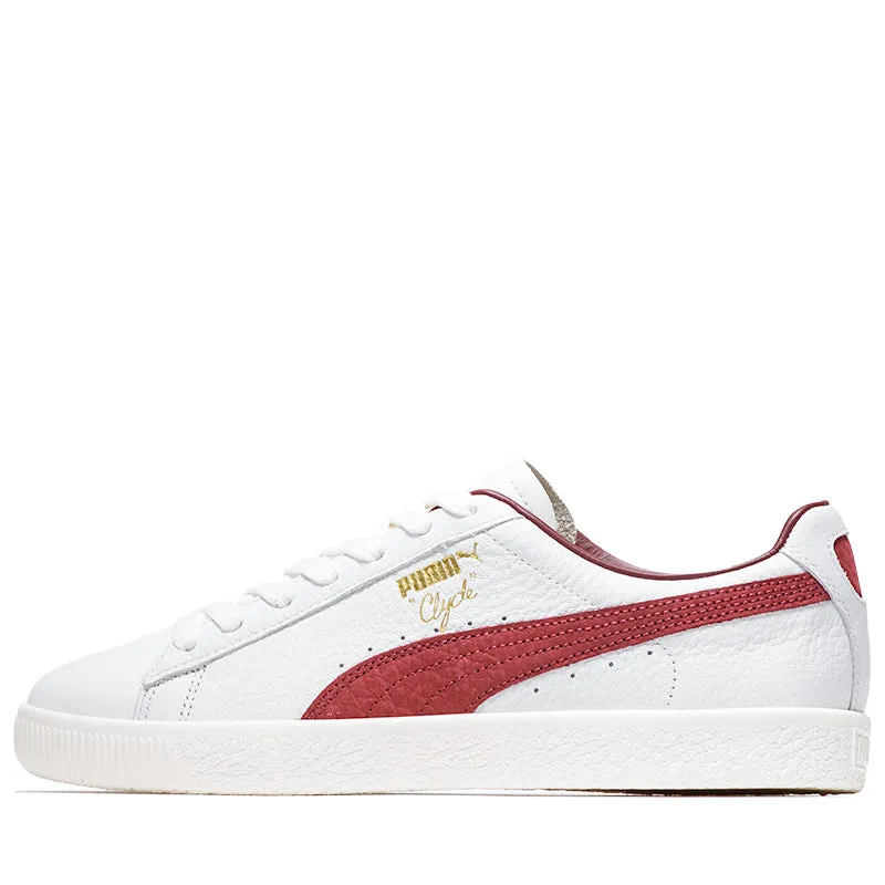 Multi-functional lining Puma Clyde Made In Italy - Puma White/Intense Red