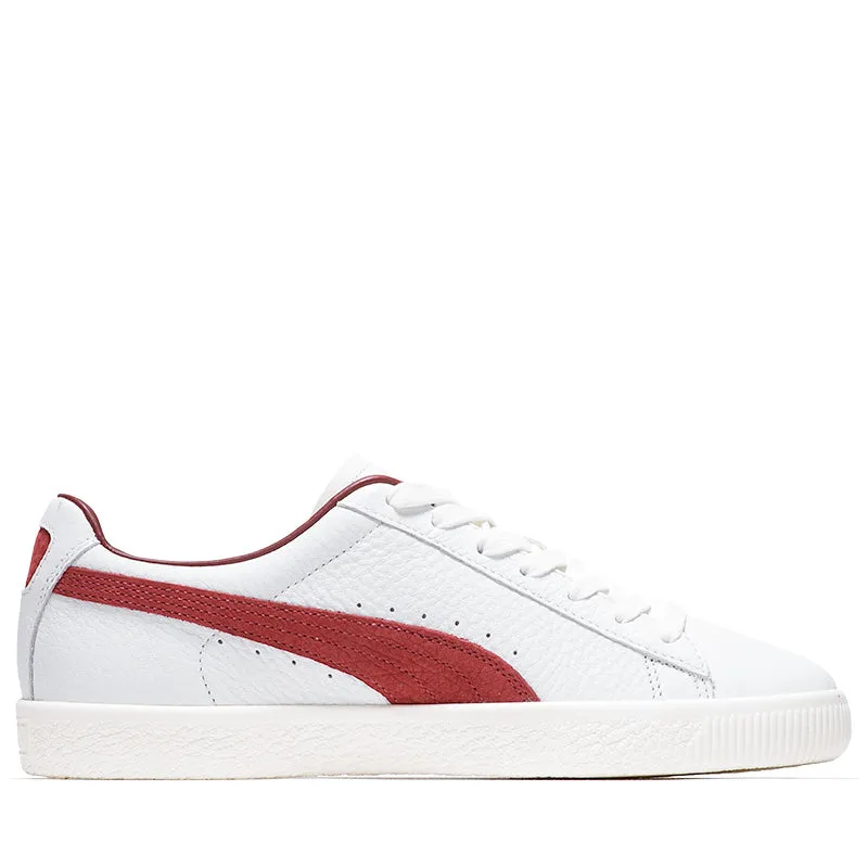 Puma Clyde Made In Italy - Puma White/Intense Red Daytime use