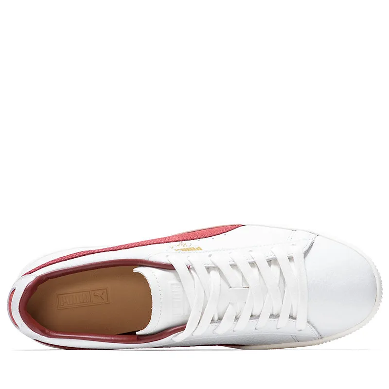 Puma Clyde Made In Italy - Puma White/Intense Red Sport Fanatic Unisex Fit