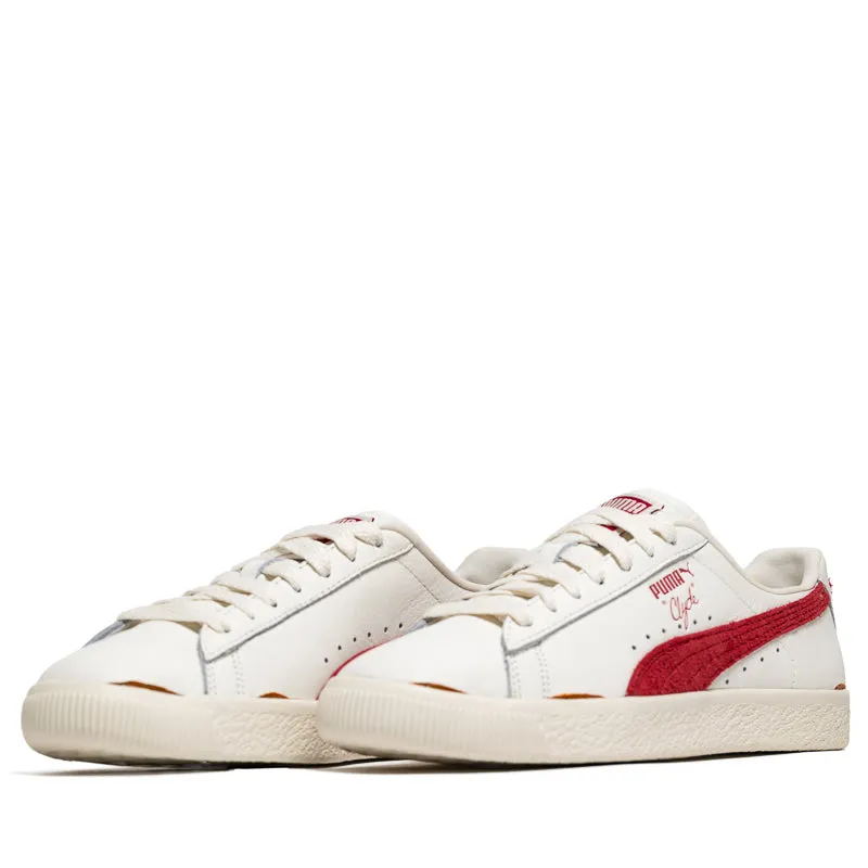 Grip Flow Puma Clyde Neverworn III - Warm White/Chalk Red