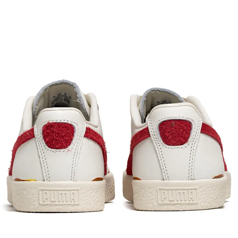 Puma Clyde Neverworn III - Warm White/Chalk Red Stretch Knit Upper Multi Purpose