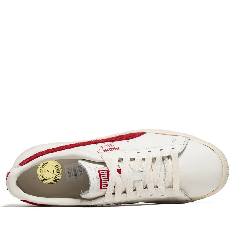 Puma Clyde Neverworn III - Warm White/Chalk Red Flexible TPU Shank