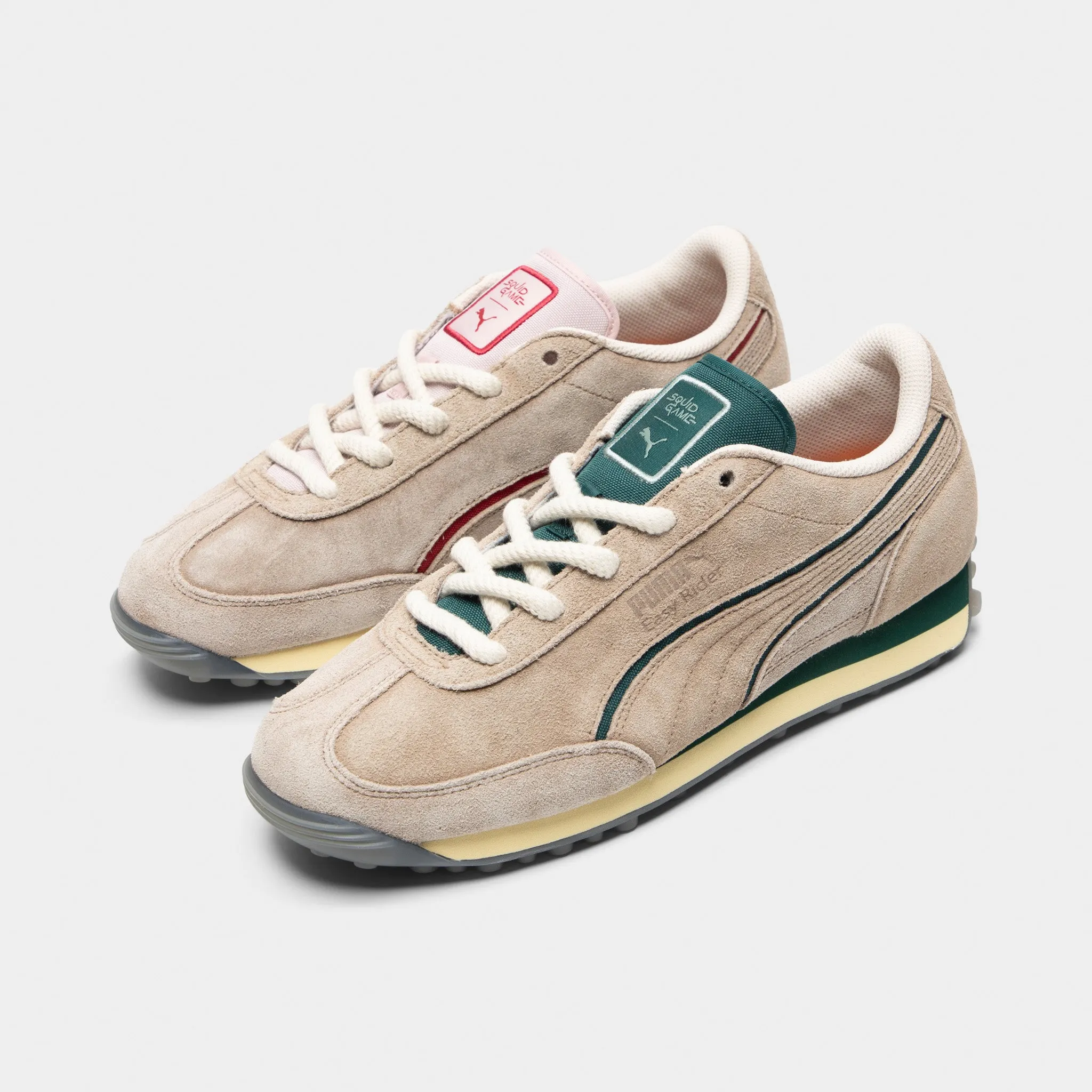 Puma Easy Rider x Squid Games Silver / Green Low Step Comfort Walk