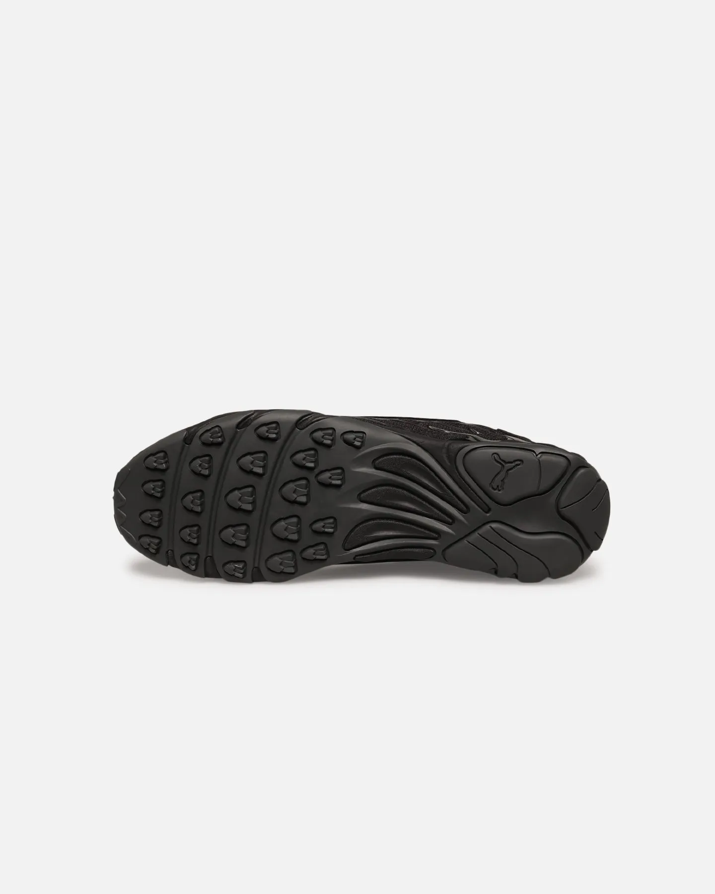 Puma Inhale Smile Black Slip On Reinforced Seams