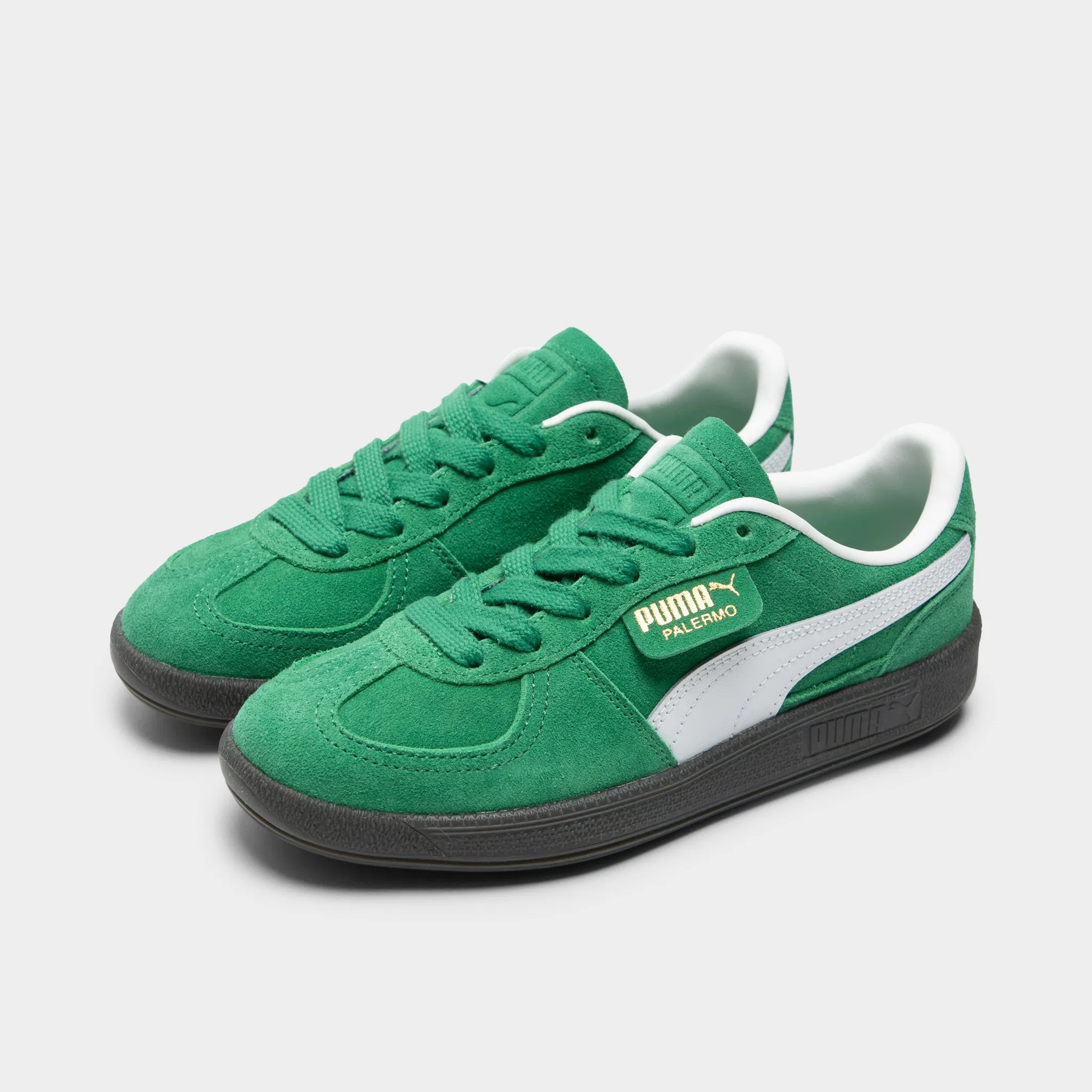 PUMA Juniors' Palermo Archive Green / White Ventilated Firm Lock