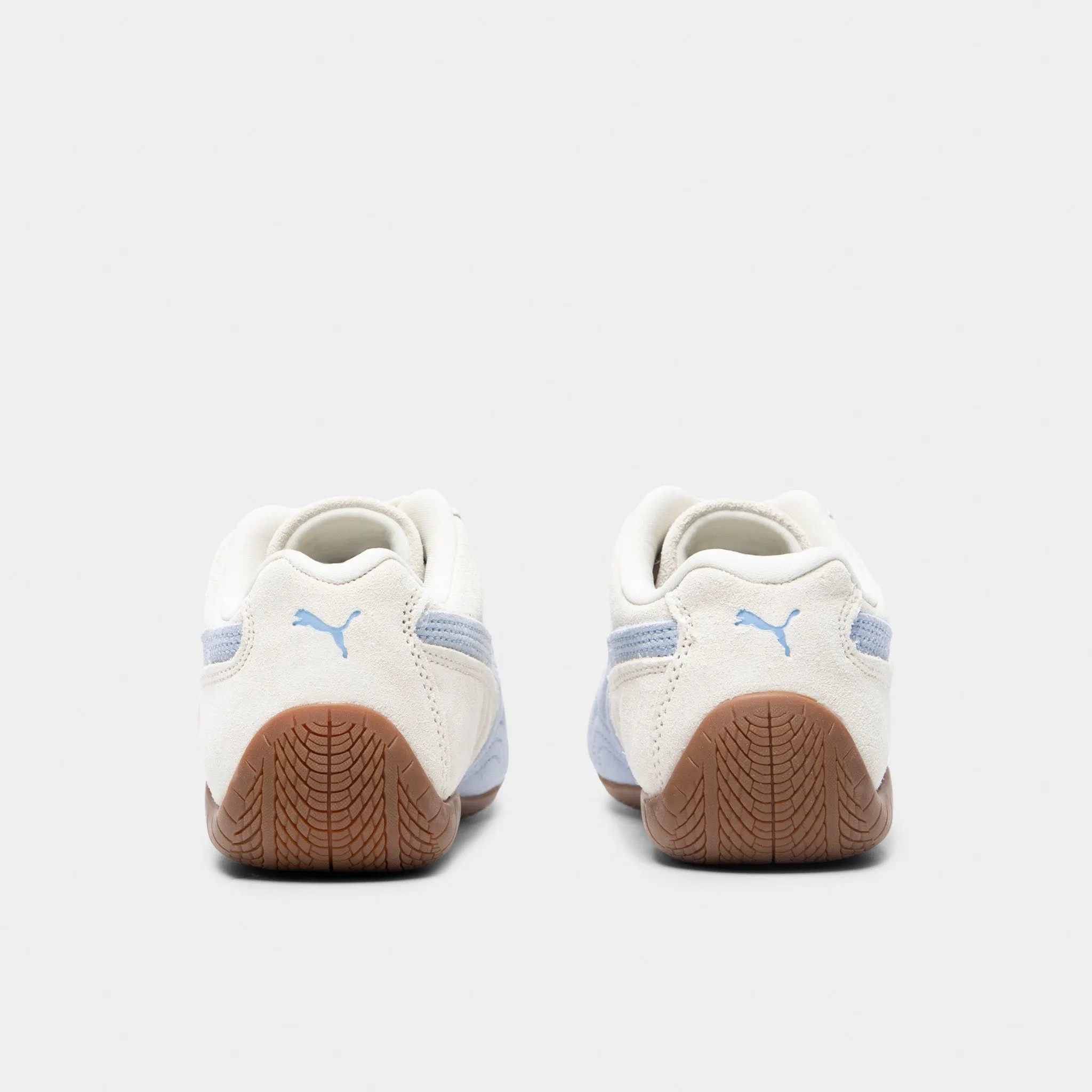 Leather Touch PUMA Juniors' Speedcat Vapor Gray / Haute Tropic