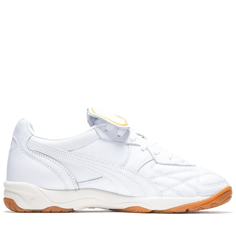 Puma King Indoor - White/Frosted Ivory Impact-absorbing fit