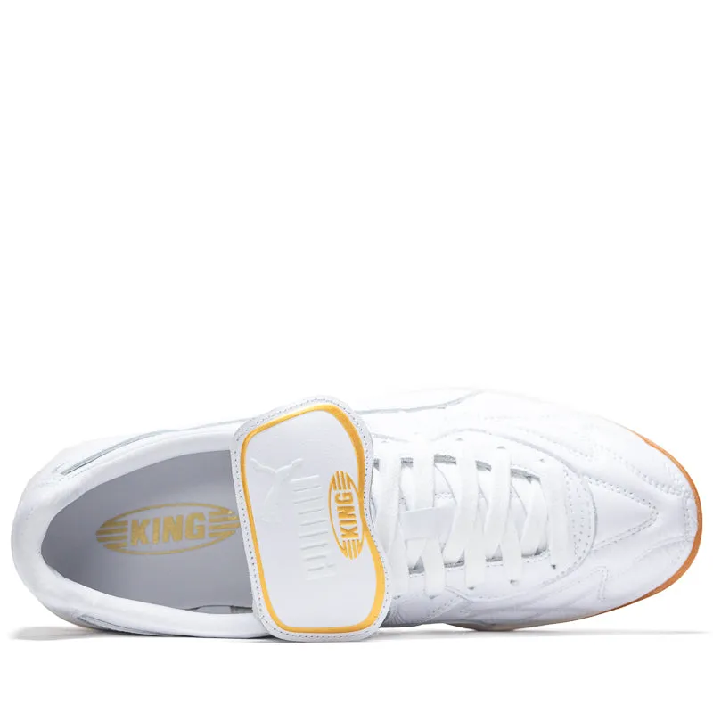 Puma King Indoor - White/Frosted Ivory Cool Mesh