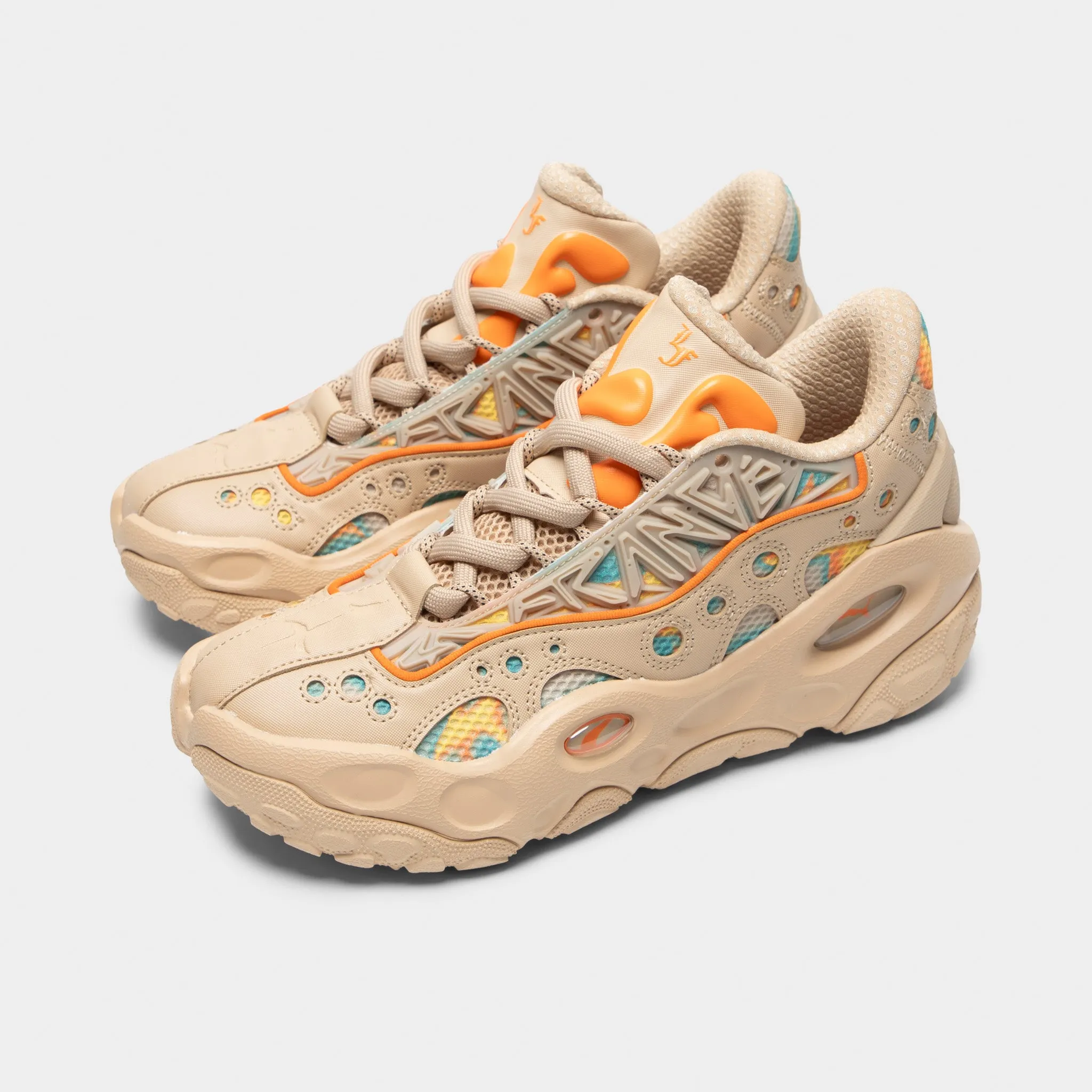No Laces Heavy Stride Puma La France Brown / Orange - Green