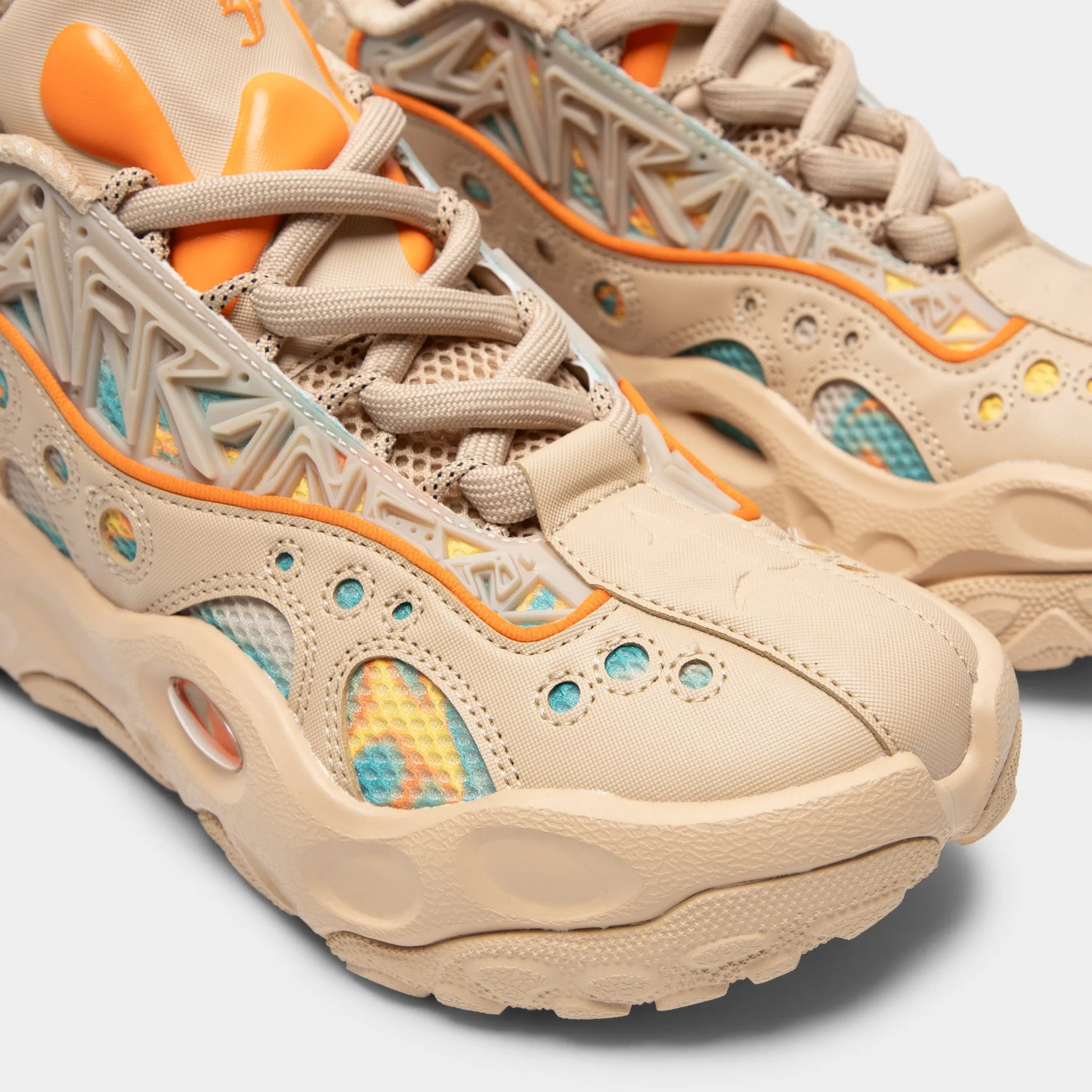 Ventilation holes Matte Base Puma La France Brown / Orange - Green