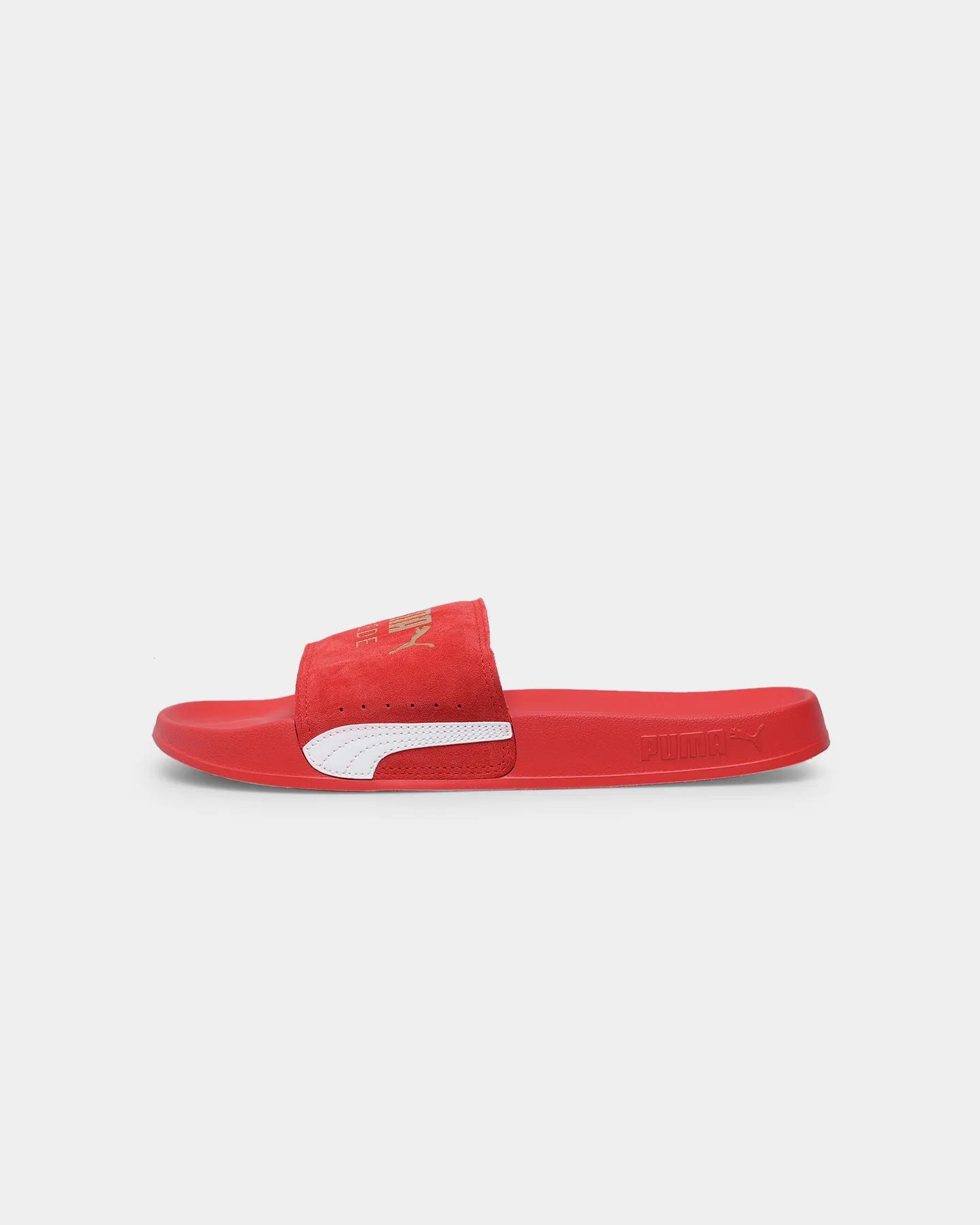 Lace Up Puma Leadcat 2.0 Suede Classic High Risk Red/Puma Team Gold