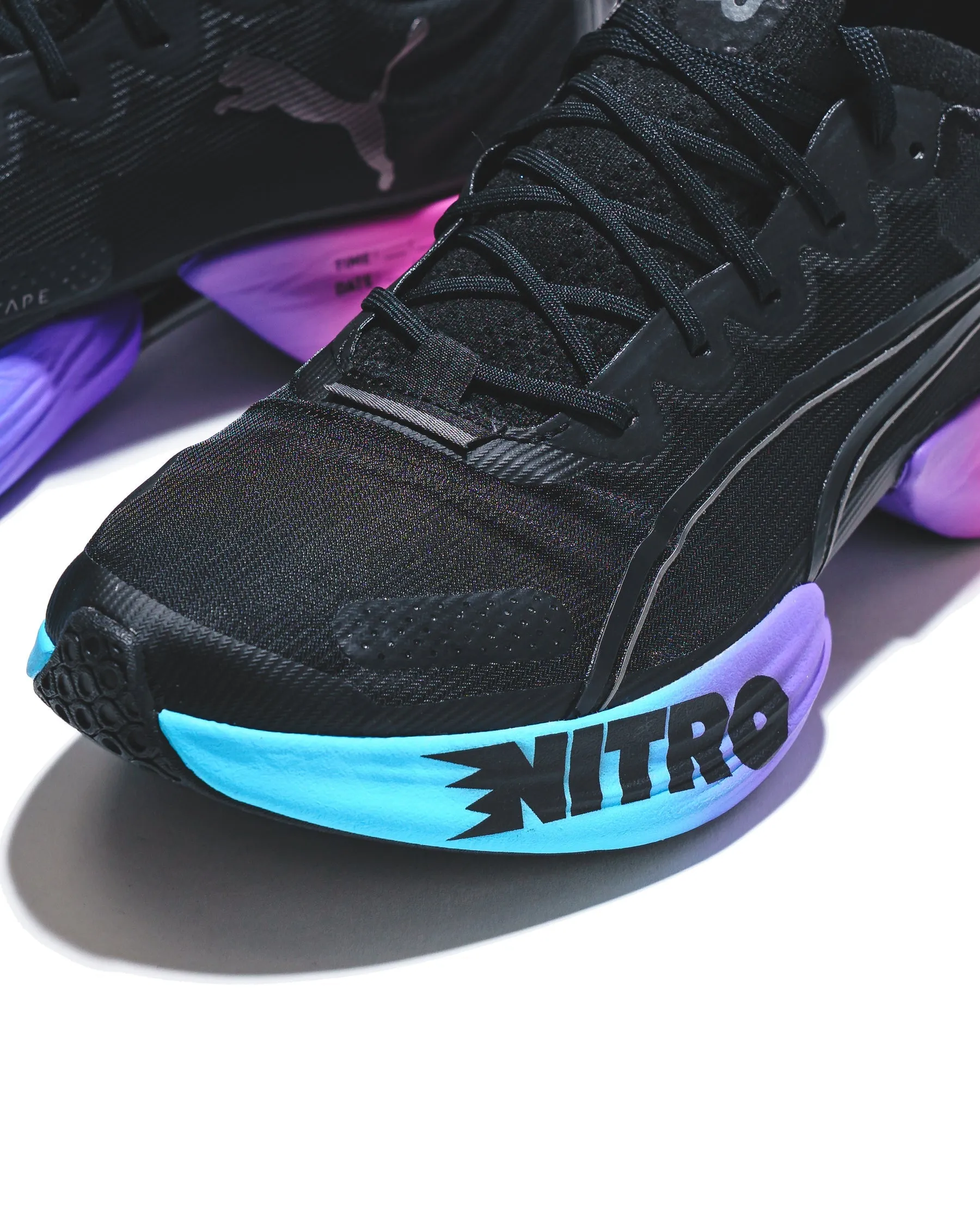 fast running shoe performance Puma Men Fast-R Nitro Elite Sunset 380006-01