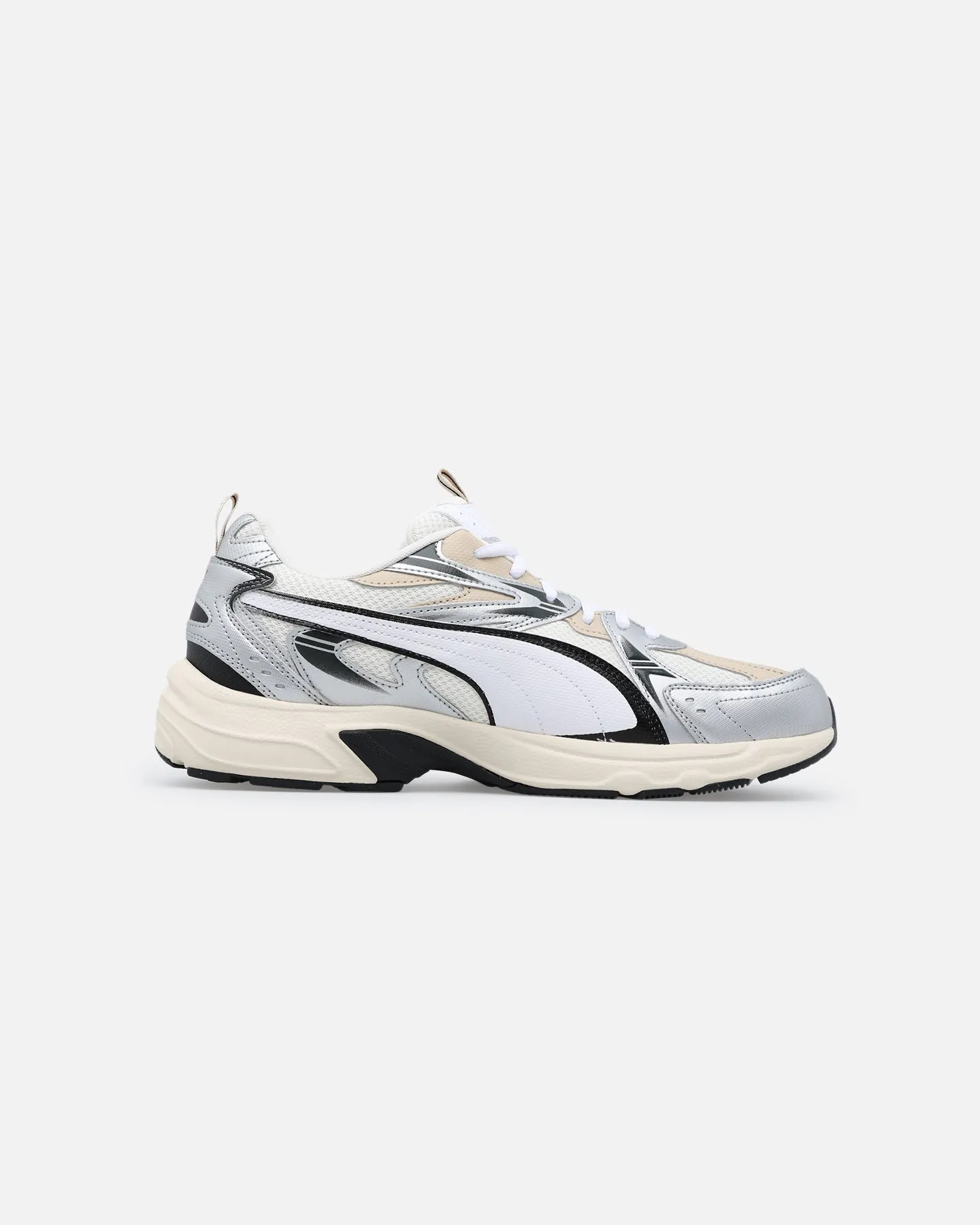 Puma Milineo Tech White/Silver Comfort Platform
