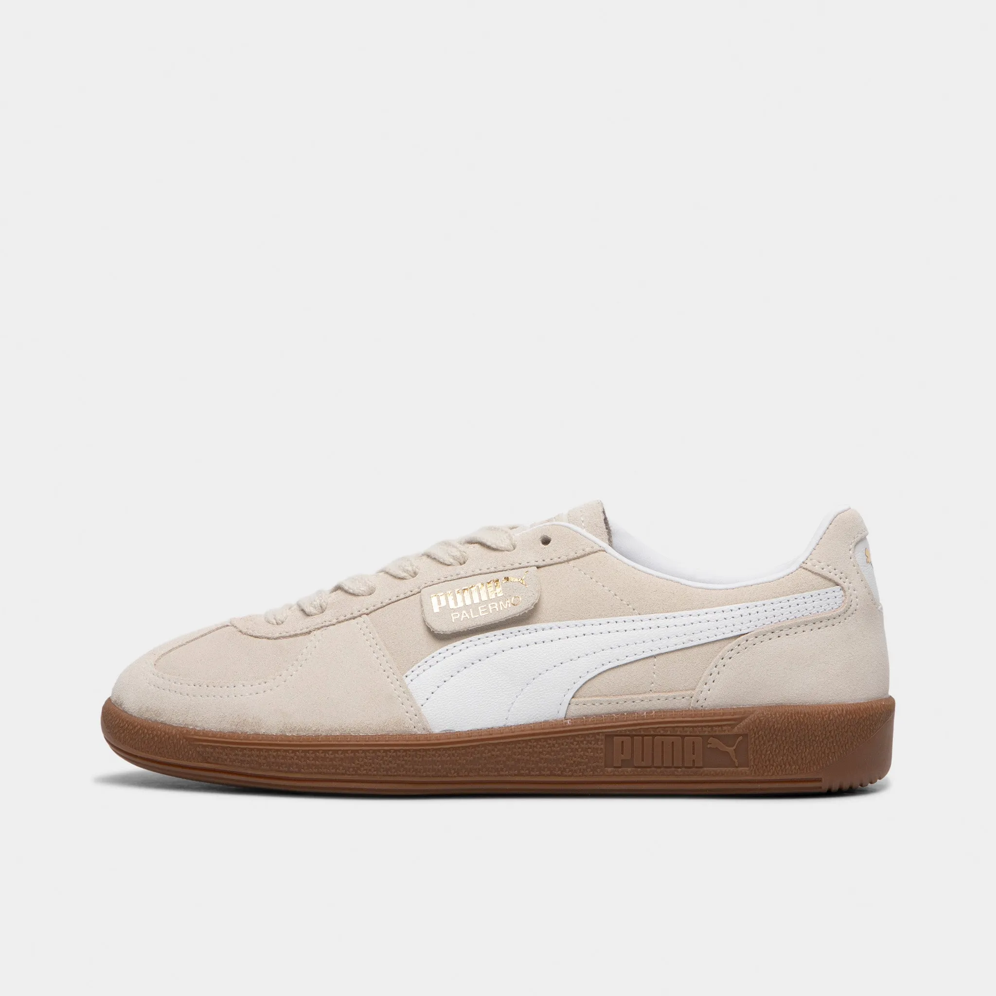 Comfortable Arch Support Textile Upper PUMA Palermo Tan / White