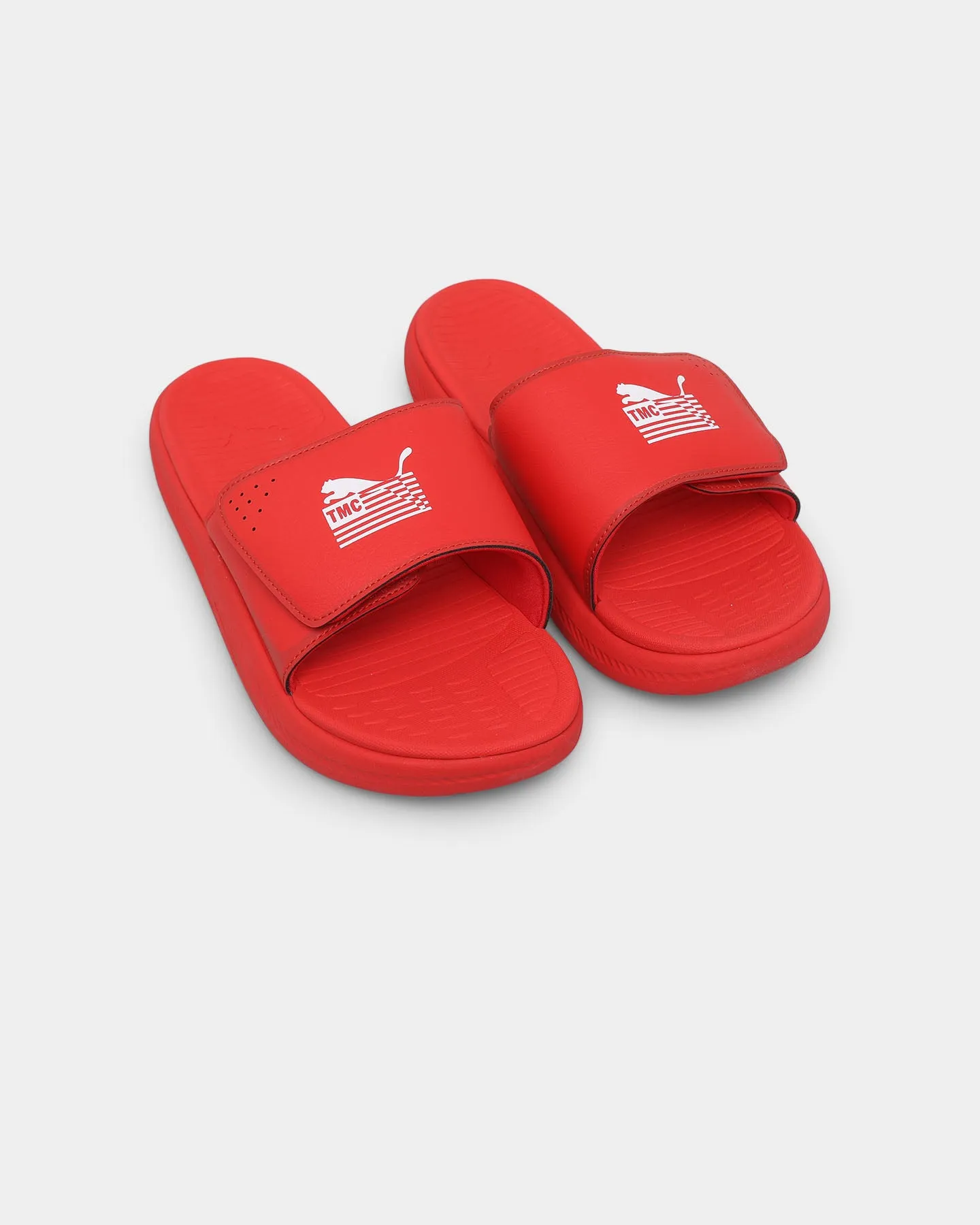 Puma Softride X TMC Slides High Risk Red-Puma White Dad Pick