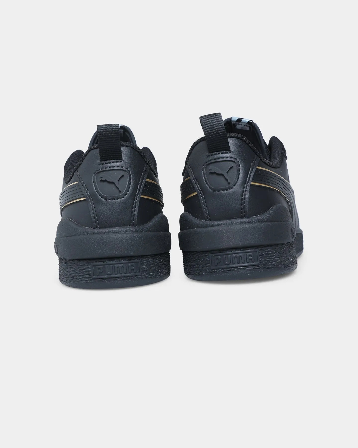 Puma Suede Bloc Liquid Metal Puma Black Busy Path