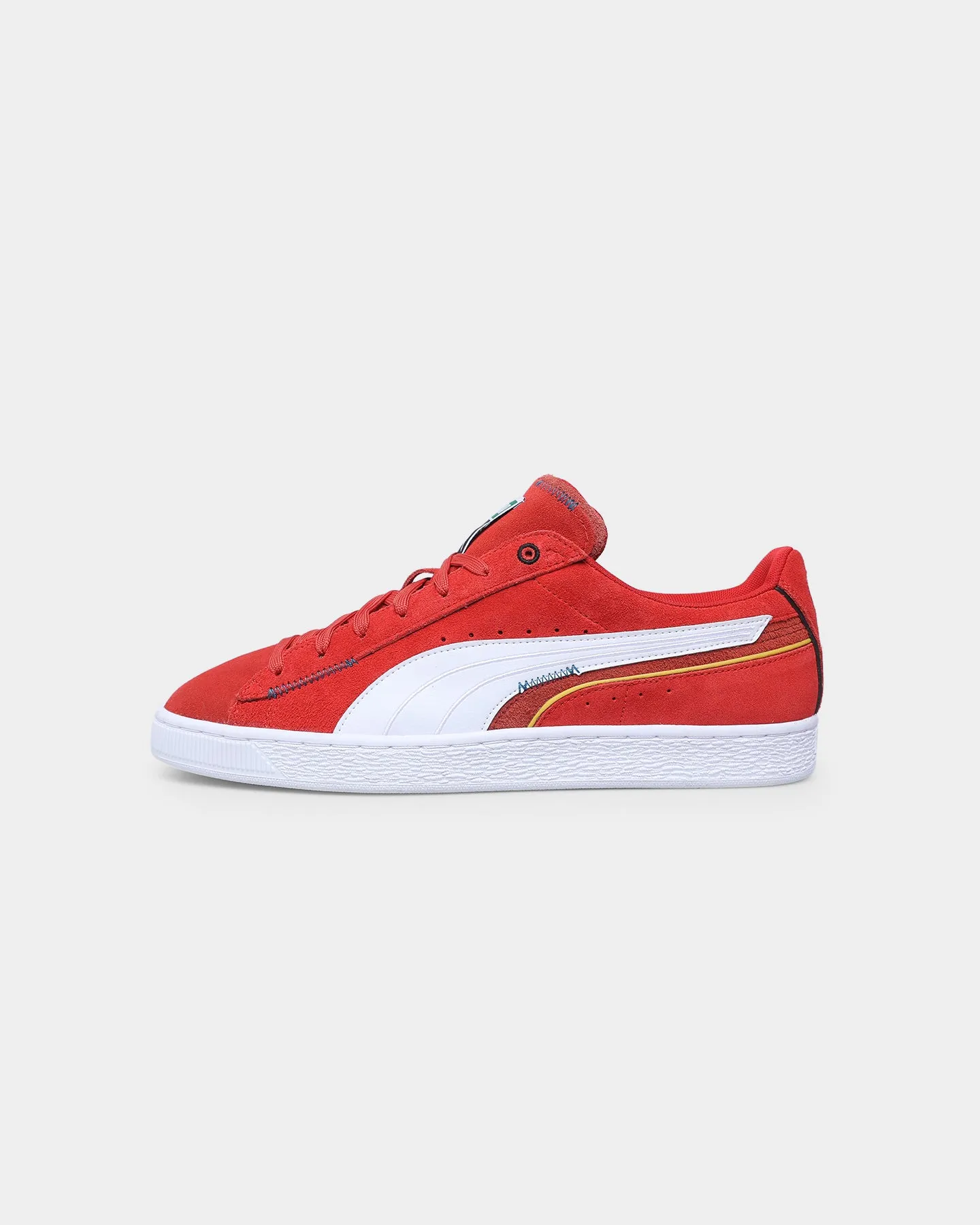 Puma Suede Displaced High Risk Red/Puma White Shock Resistant Cross Road