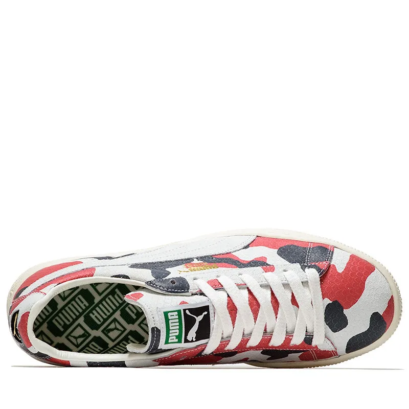 Puma Suede Made In Japan KOI - White/Red Reinforced Lace Holes Breathable Material