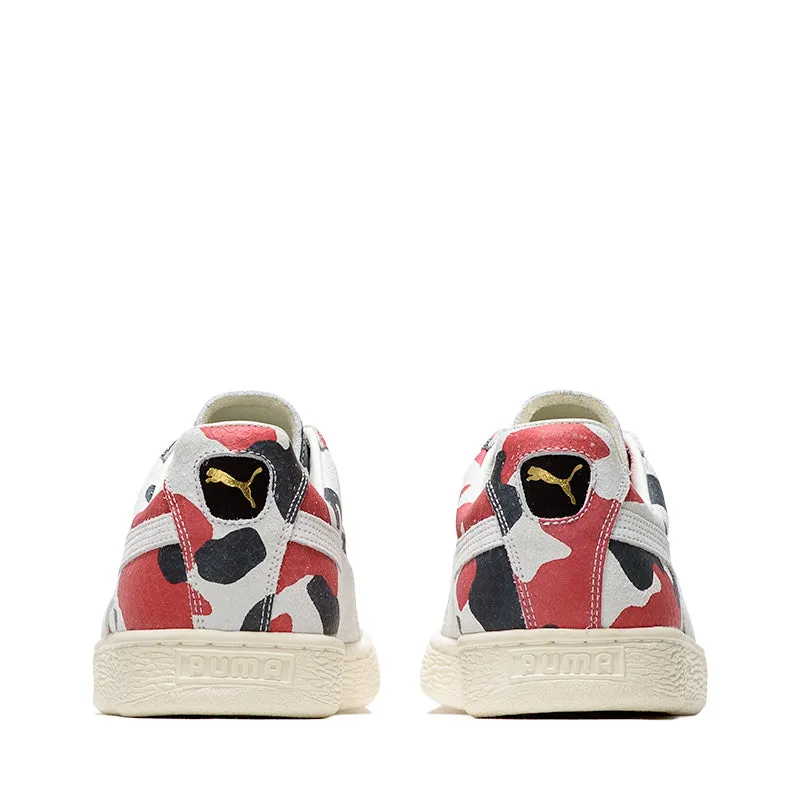 Puma Suede Made In Japan KOI - White/Red Anatomically Shaped Footbed