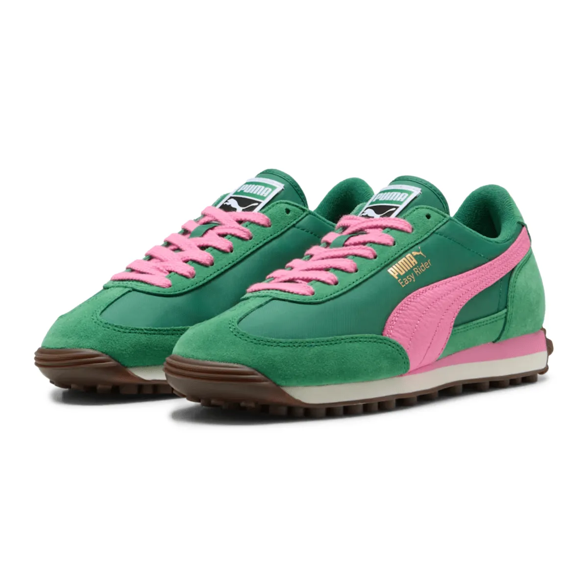Puma Women's Easy Rider Vintage Archive Green/Poised Pink Easy   To   Wear