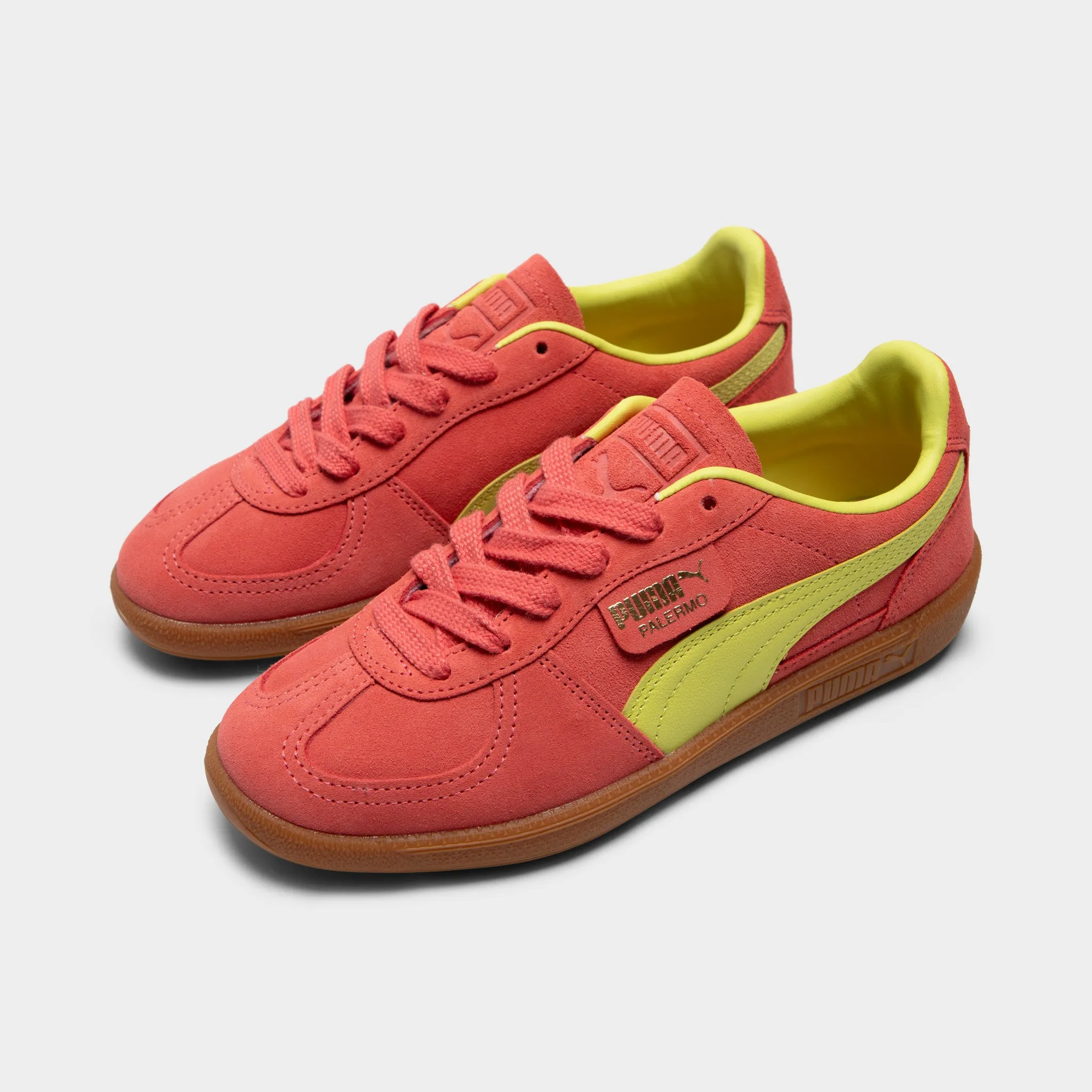 PUMA Women's Palermo Salmon / Lime Sheen - Gum Height Plus