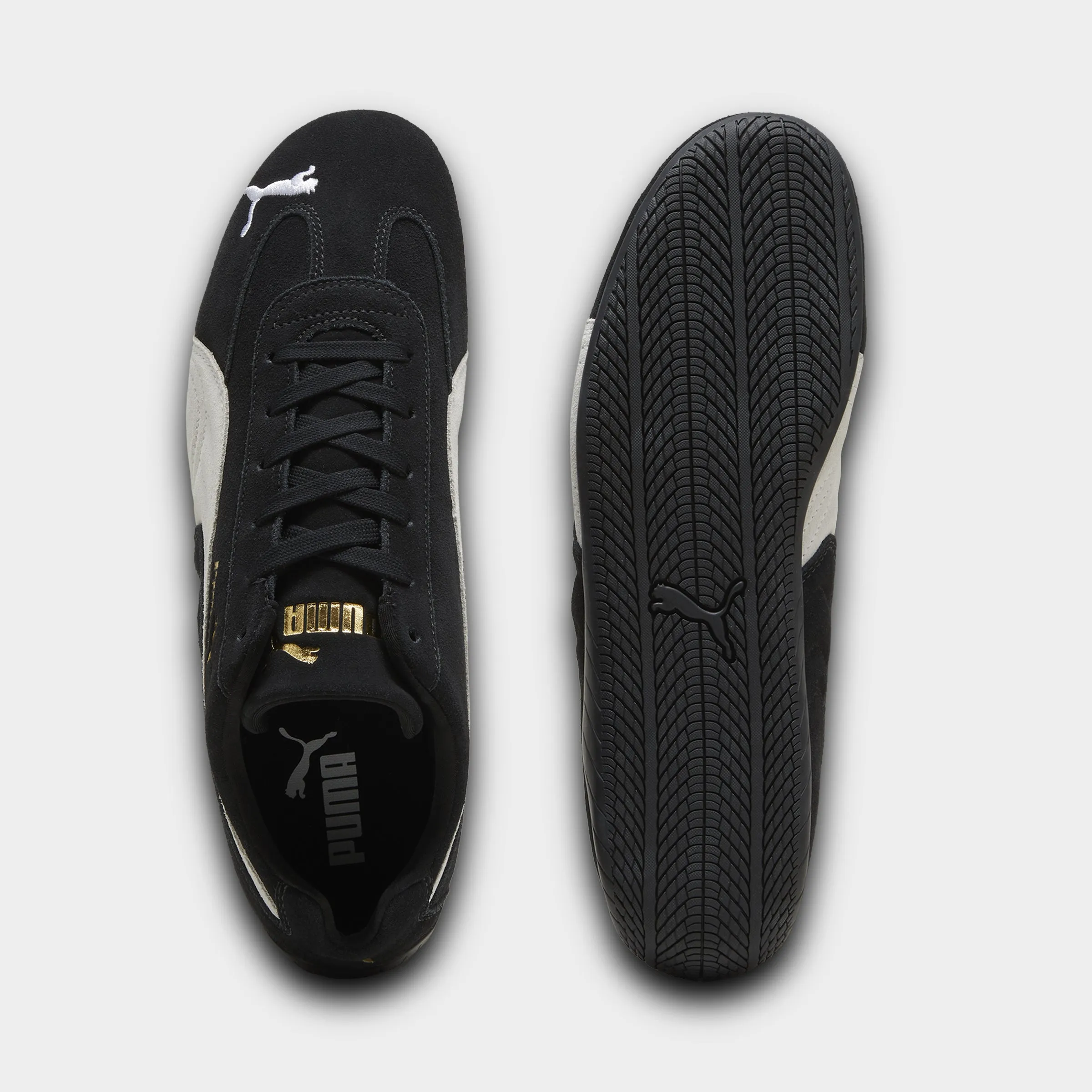 PUMA Women's Speedcat OG Black / White Silent Walk Spanish Bold