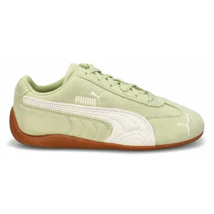 Puma Women's Speedcat OG Pistachio Green/Warm White Soft Cushioned Upper Effortless Move