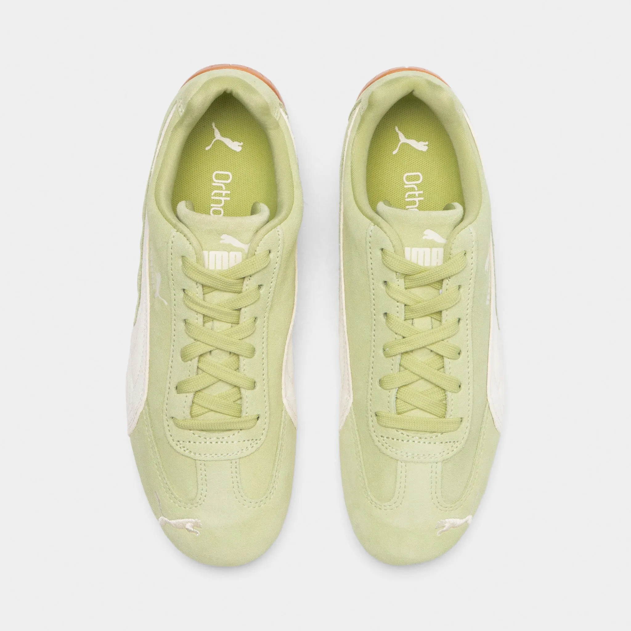 PUMA Women's Speedcat OG Pistachio Green / Warm White Tone Play Heart Glow