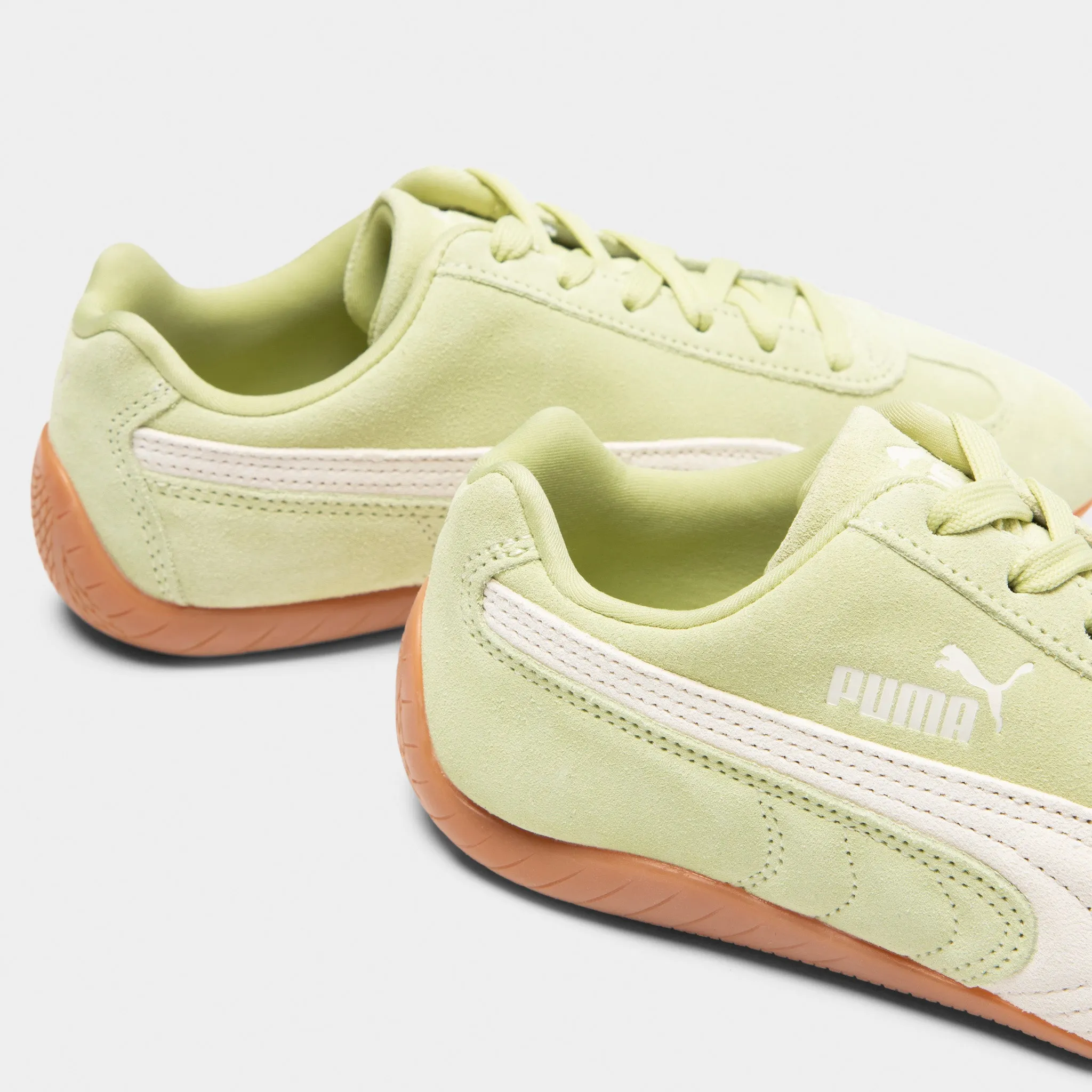 PUMA Women's Speedcat OG Pistachio Green / Warm White Wild Trek