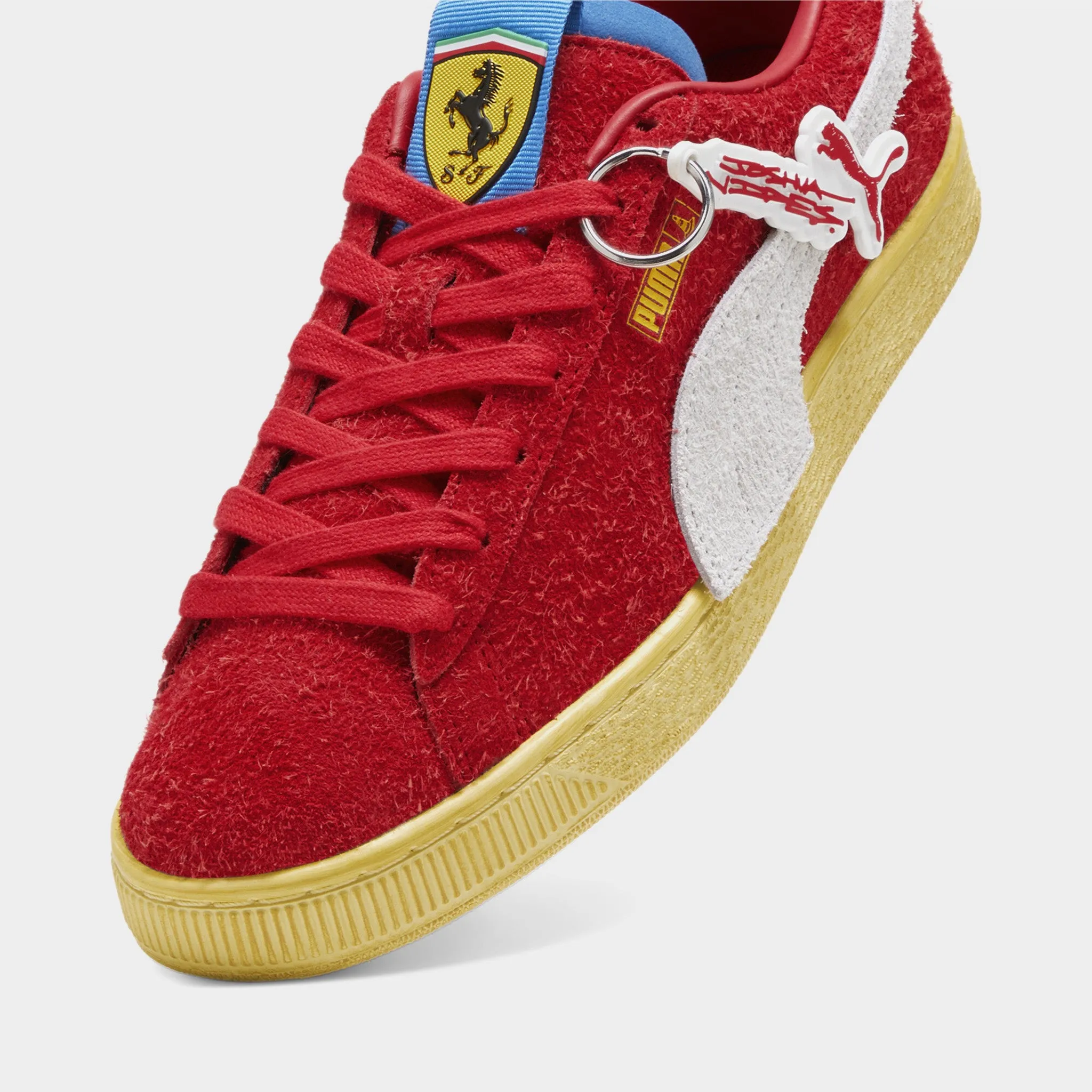 Shine Silver Casual Move PUMA x Scuderia Ferrari x Joshua Vides Suede / Rosso Corsa