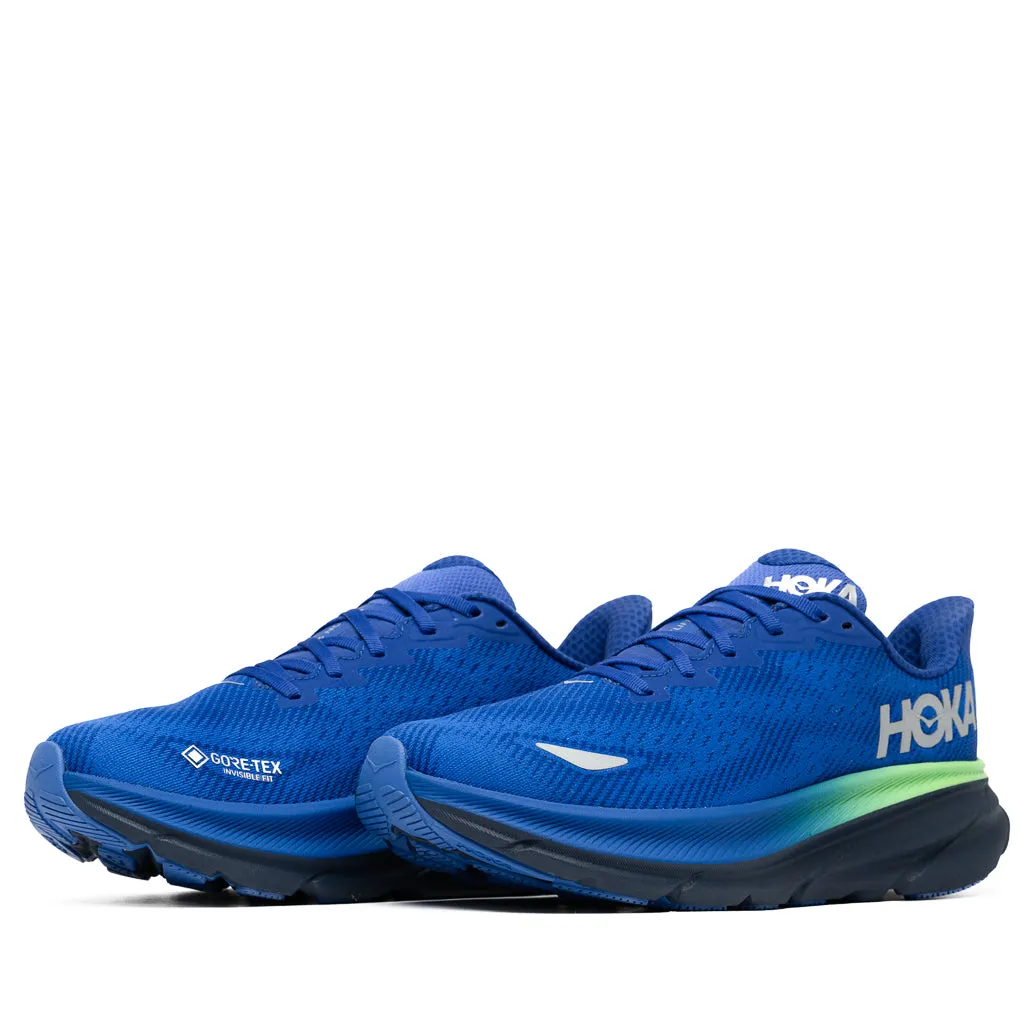 Hoka Clifton 9 Gore-Tex - Dazzling Blue/Evening Sky Classic Comfort