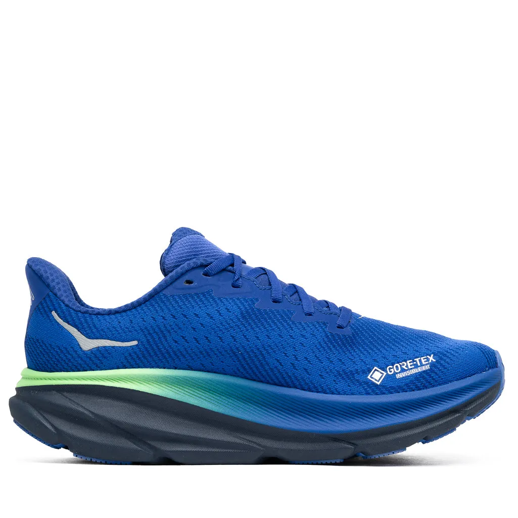 Hoka Clifton 9 Gore-Tex - Dazzling Blue/Evening Sky Cushioned lining
