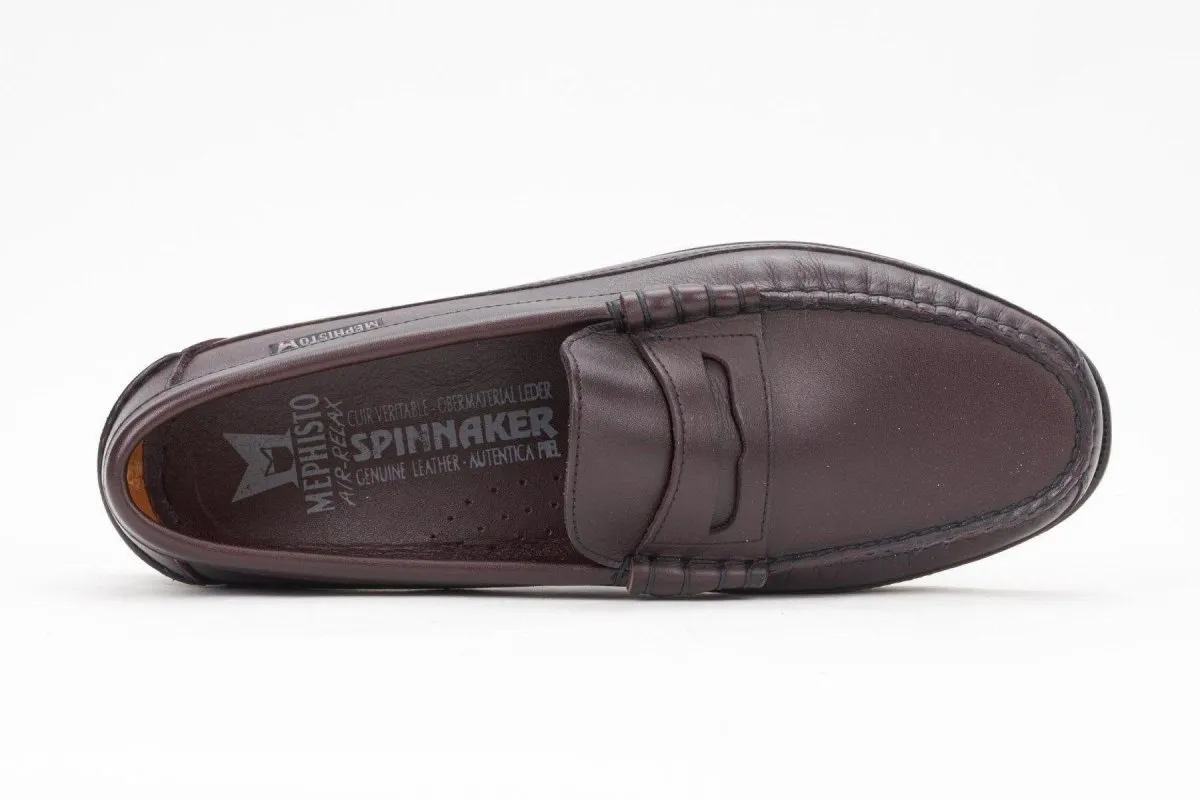 Mephisto Men's Cap Vert Burgundy Patent Shine Premium Quality