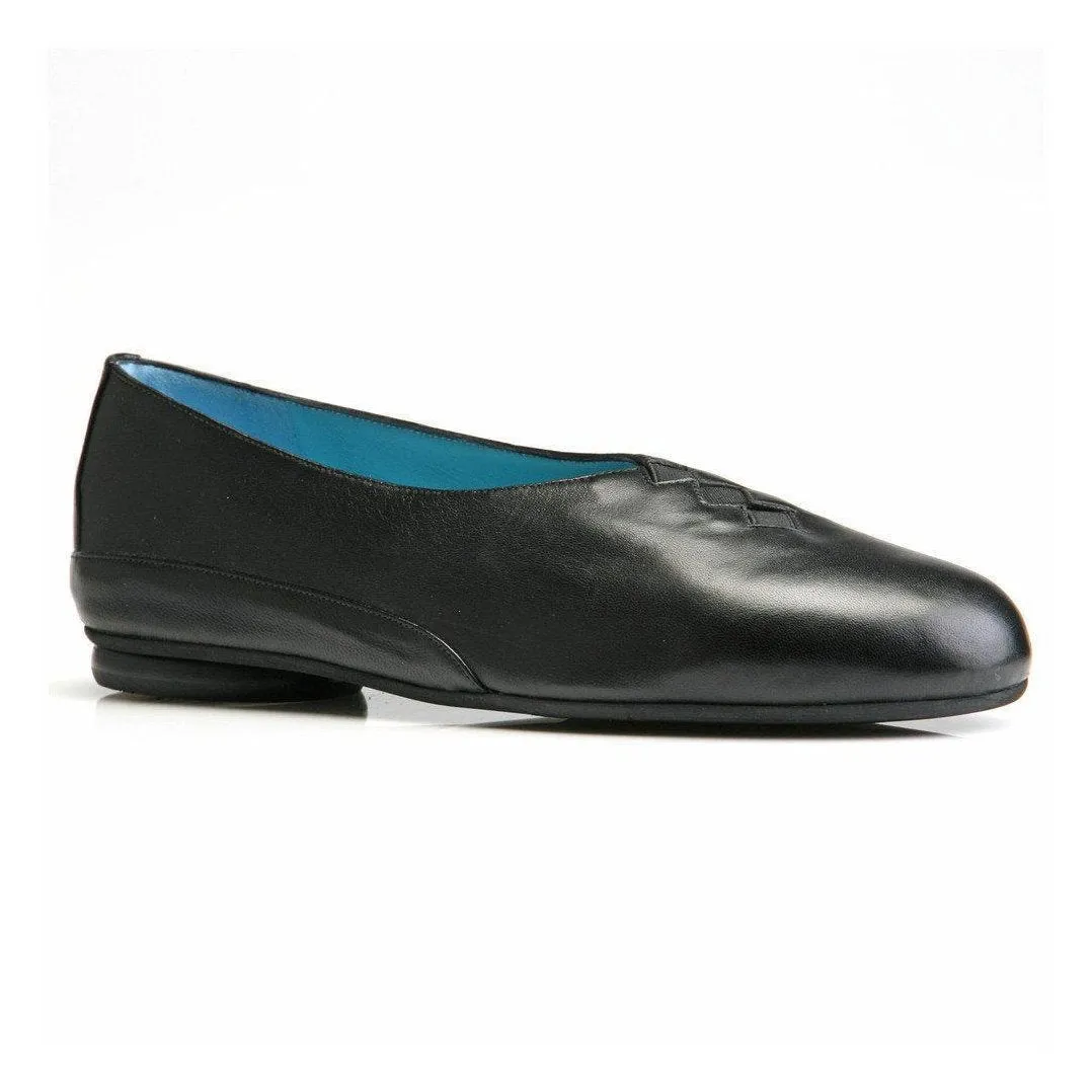 Thierry Rabotin Women's Grace Black Nappa Leather/Patent All-day Comfort Opera Night