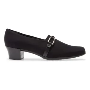 Munro Women's Cindi II Black Stretch Stitched Seams Wine Tasting