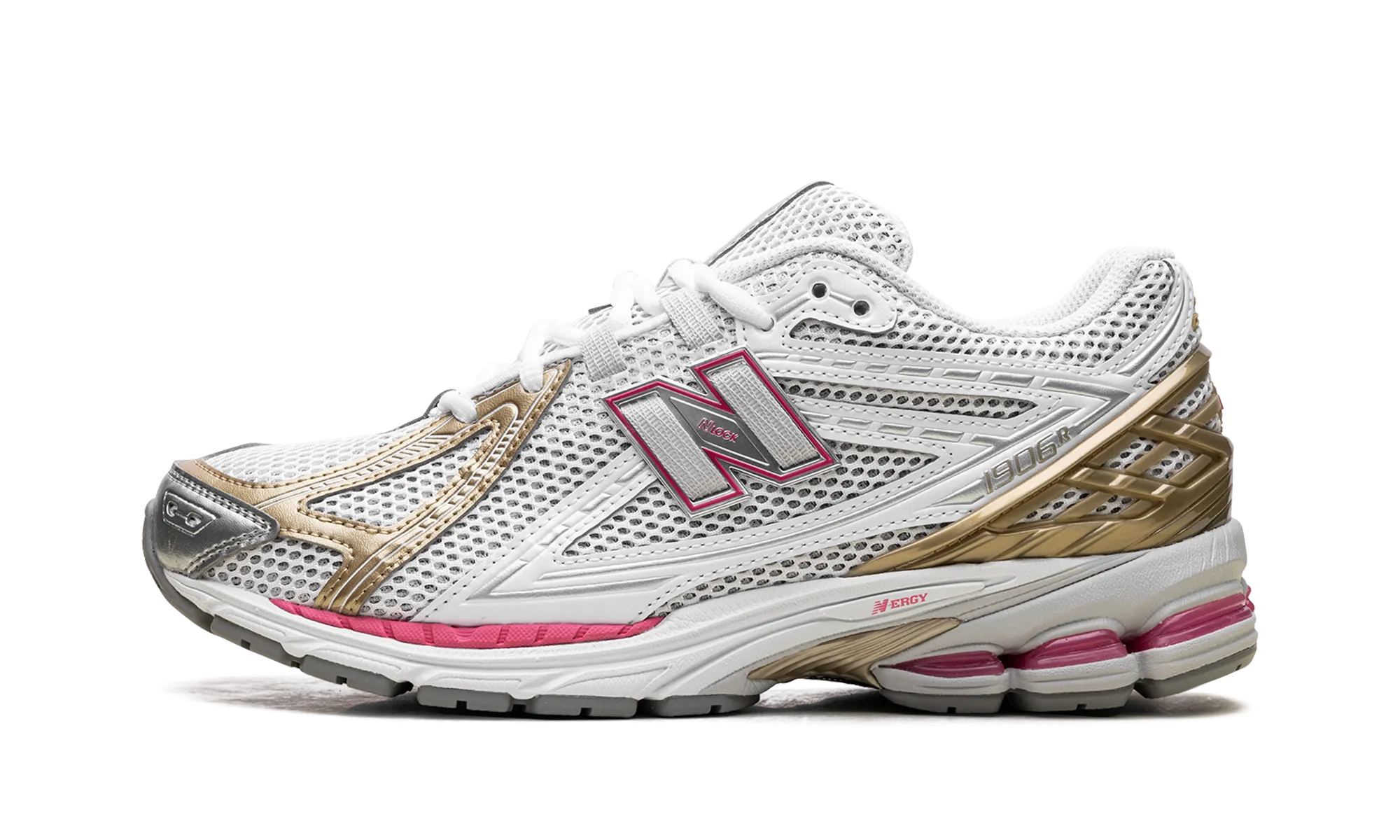 running with a removable insole standard - width running gear 1906R "Silver Dragon Berry Gold"