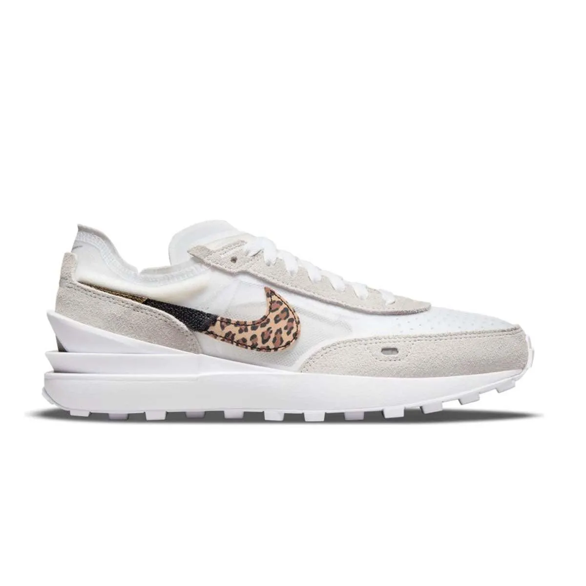 athletic chic Wmns Waffle One SE 'White Leopard'