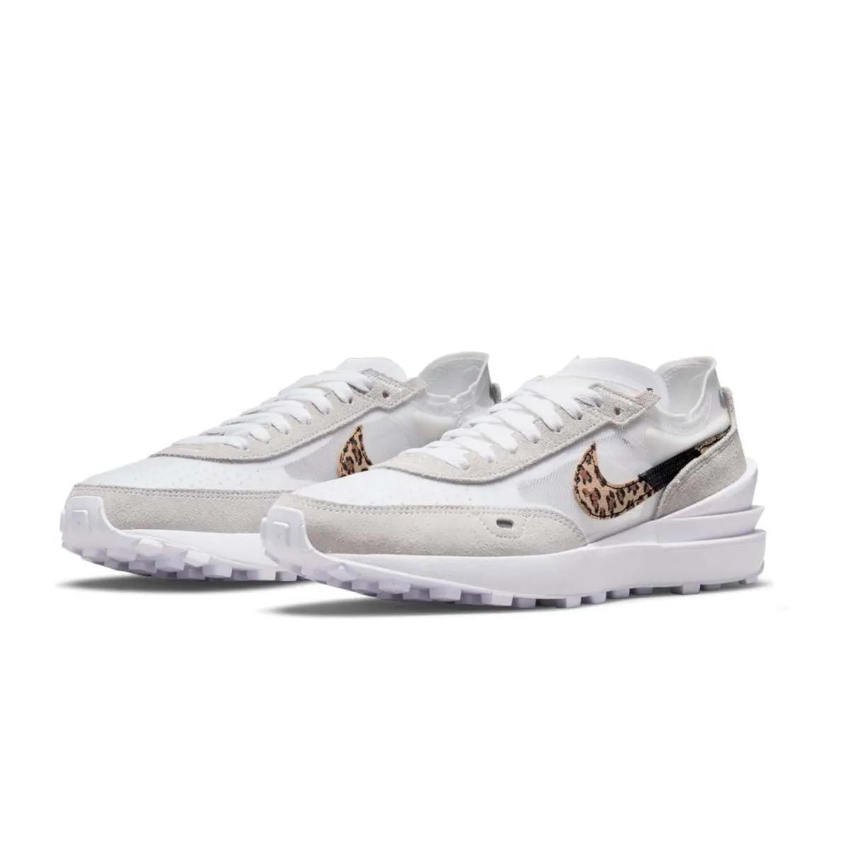 most work brand - recognition - level Wmns Waffle One SE 'White Leopard'