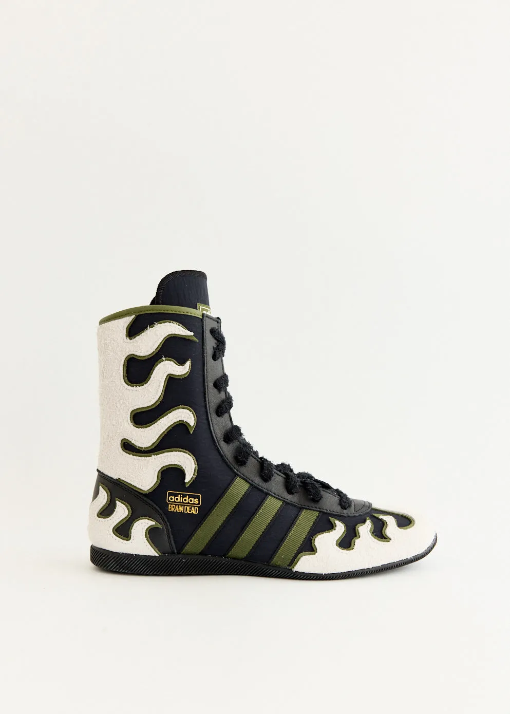 x Brain Dead Japan Hi 'Core Black' Sneakers Reliable Performance
