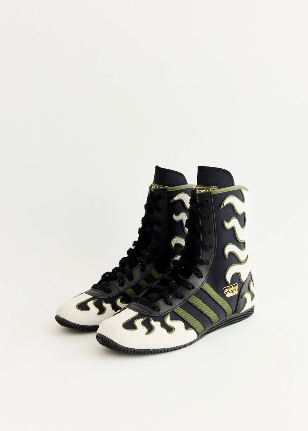 x Brain Dead Japan Hi 'Core Black' Sneakers Robust