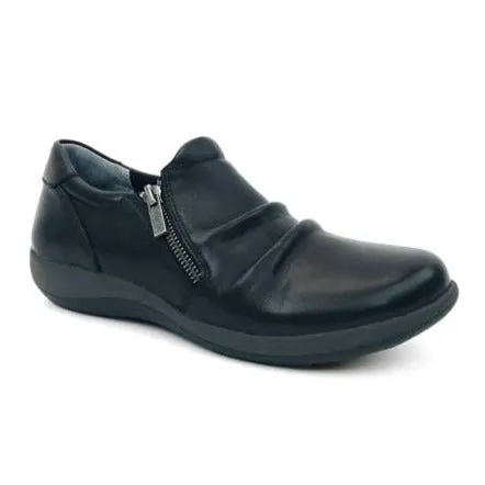 Womens Aetrex Katie in Black Oxford Style Timeless Style
