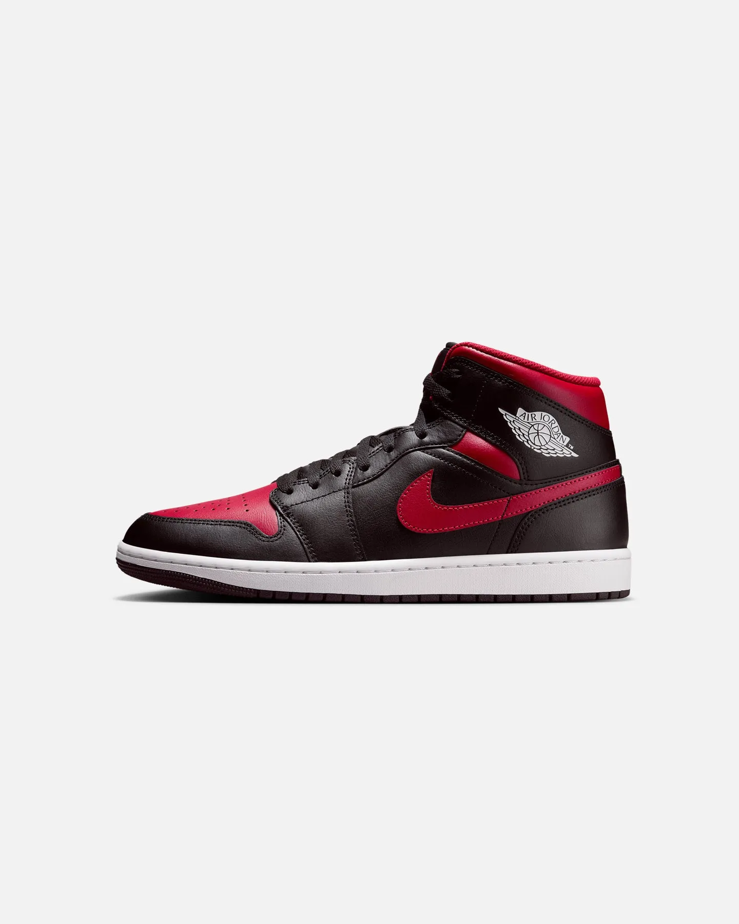 Jordan Air Jordan 1 Mid "Bred" Black/Varisty Red-Summit White Dad Style