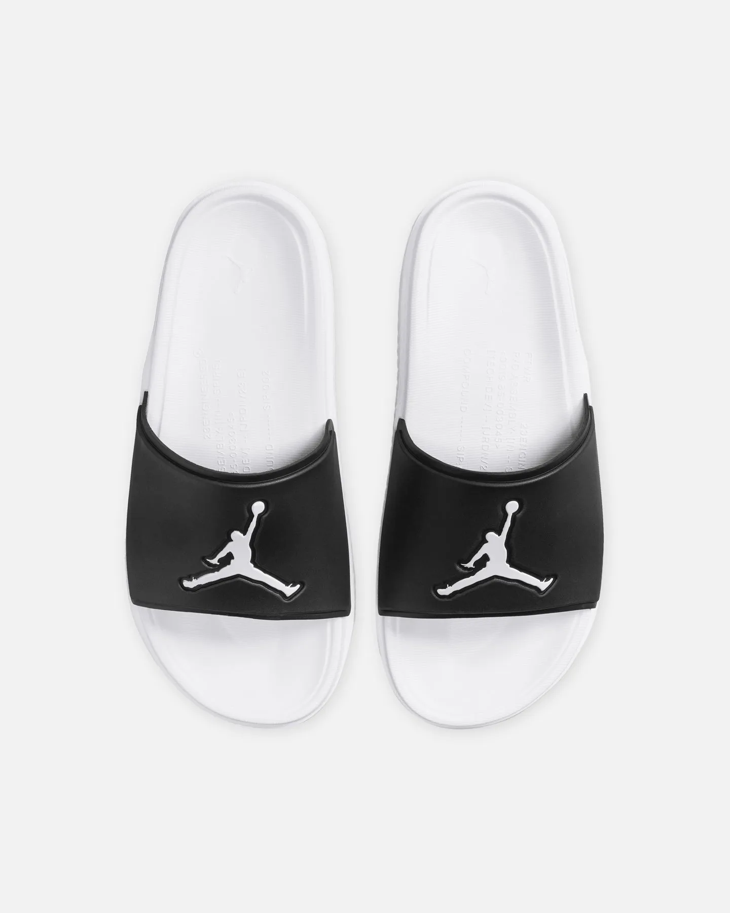 Jordan Jumpman Slides Black/White Hero Edge