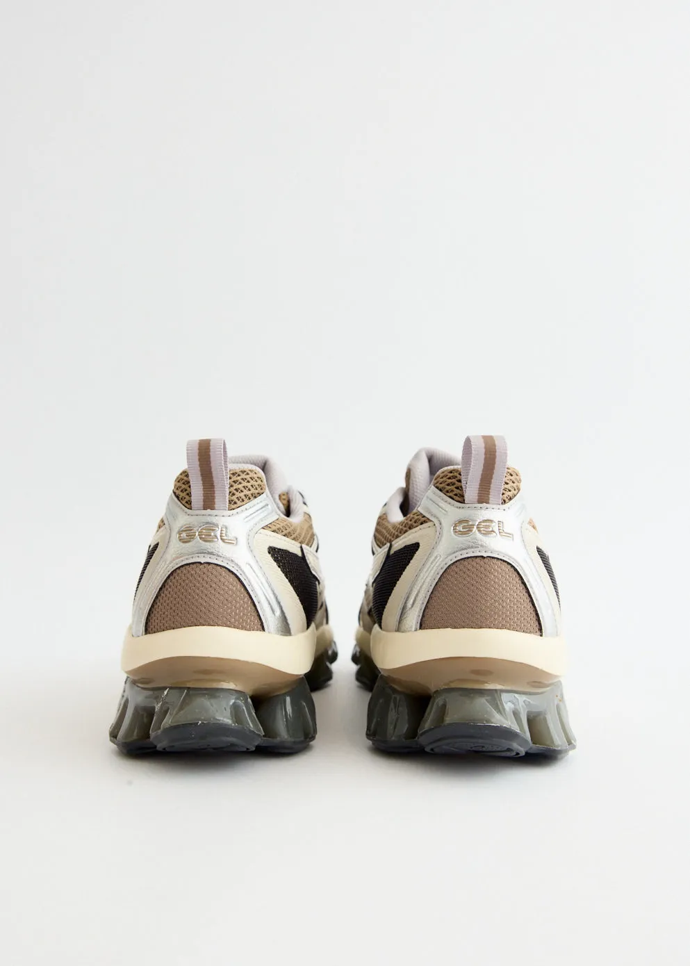 Smooth Surface Gel-Quantum Kinetic 'Pepper Cement Grey' Sneakers