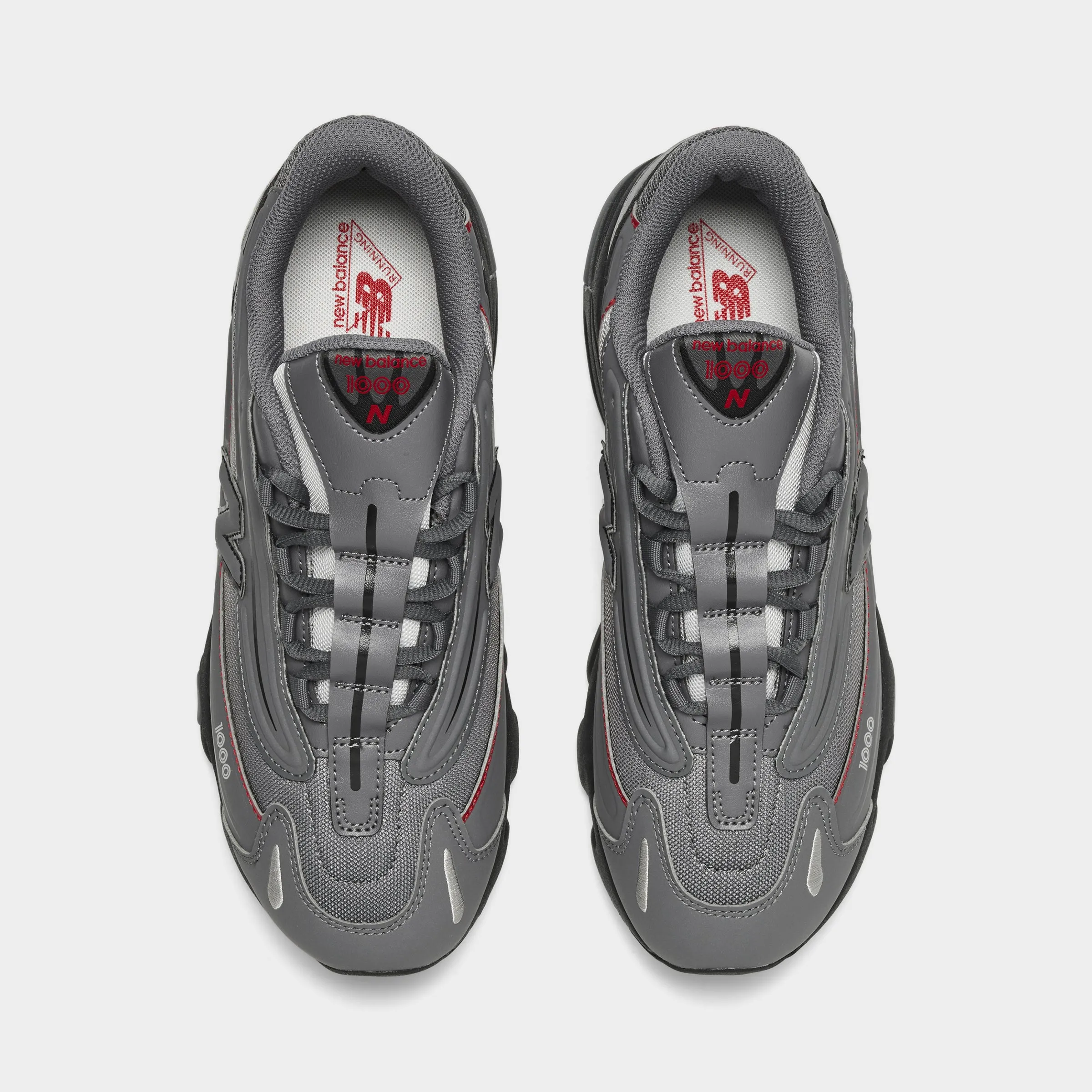 slow walk Reinforced Seams New Balance Juniors' 1000 Castlerock / Team Red